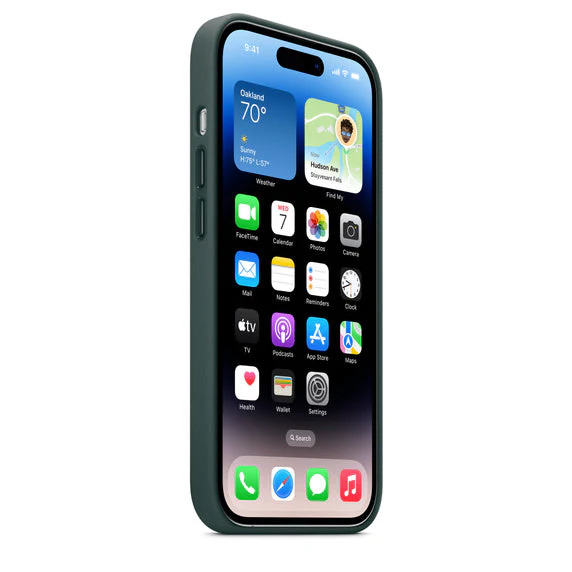Apple Leather Case with MagSafe for iPhone 14 Pro - Image 4