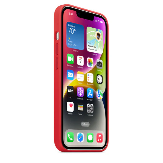Apple Silicone Case with MagSafe for iPhone 14 - Image 6