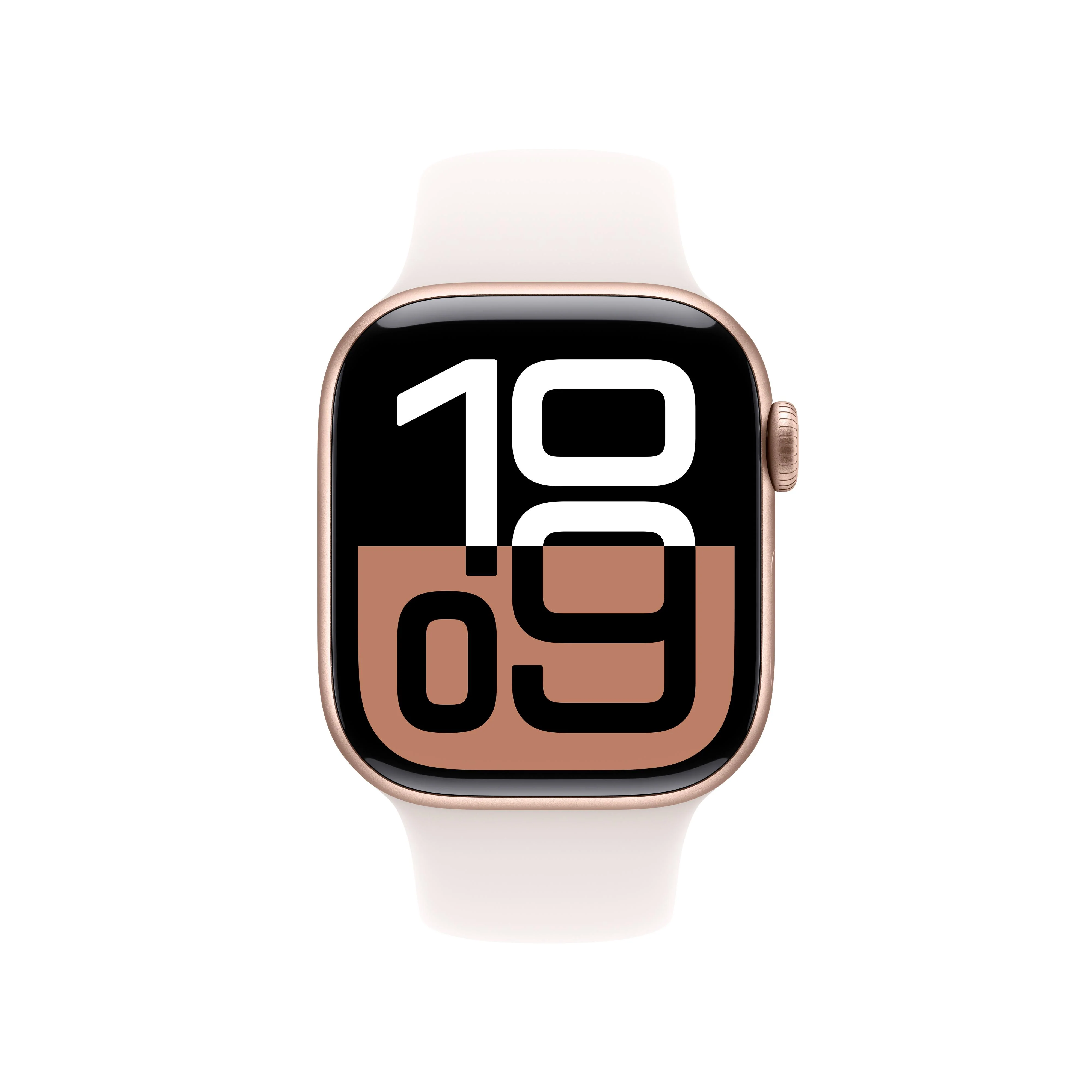 Apple Watch Series 10 GPS 42mm Rose Gold Aluminium Case with Light Blush Sport Band - M/L - Image 2