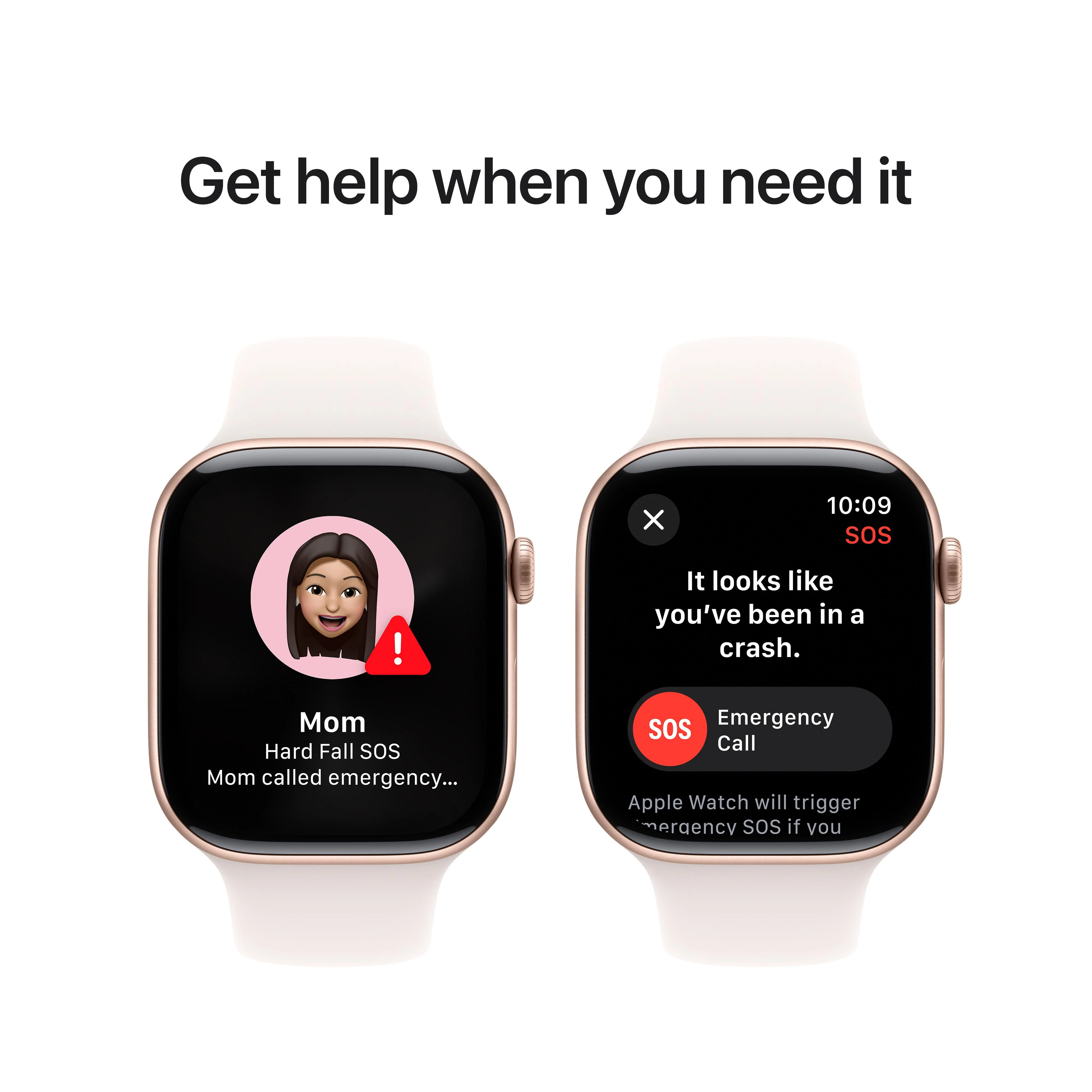 Apple Watch Series 10 GPS + Cellular 46mm Rose Gold Aluminium Case with Light Blush Sport Band - M/L - Image 6