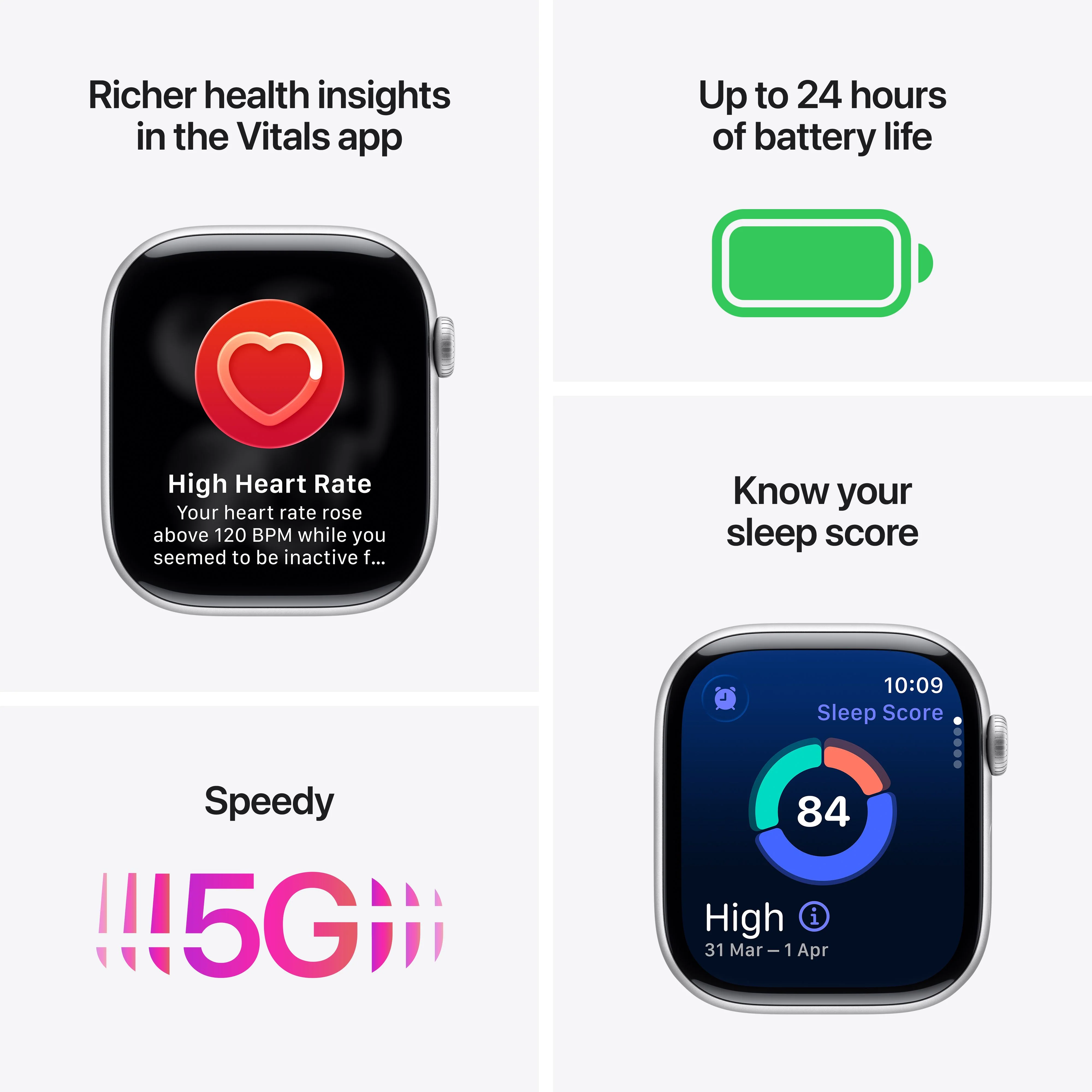 Apple Watch Series 11 GPS + Cellular 46mm Gold Titanium Case with Gold Milanese Loop - M/L - Image 3