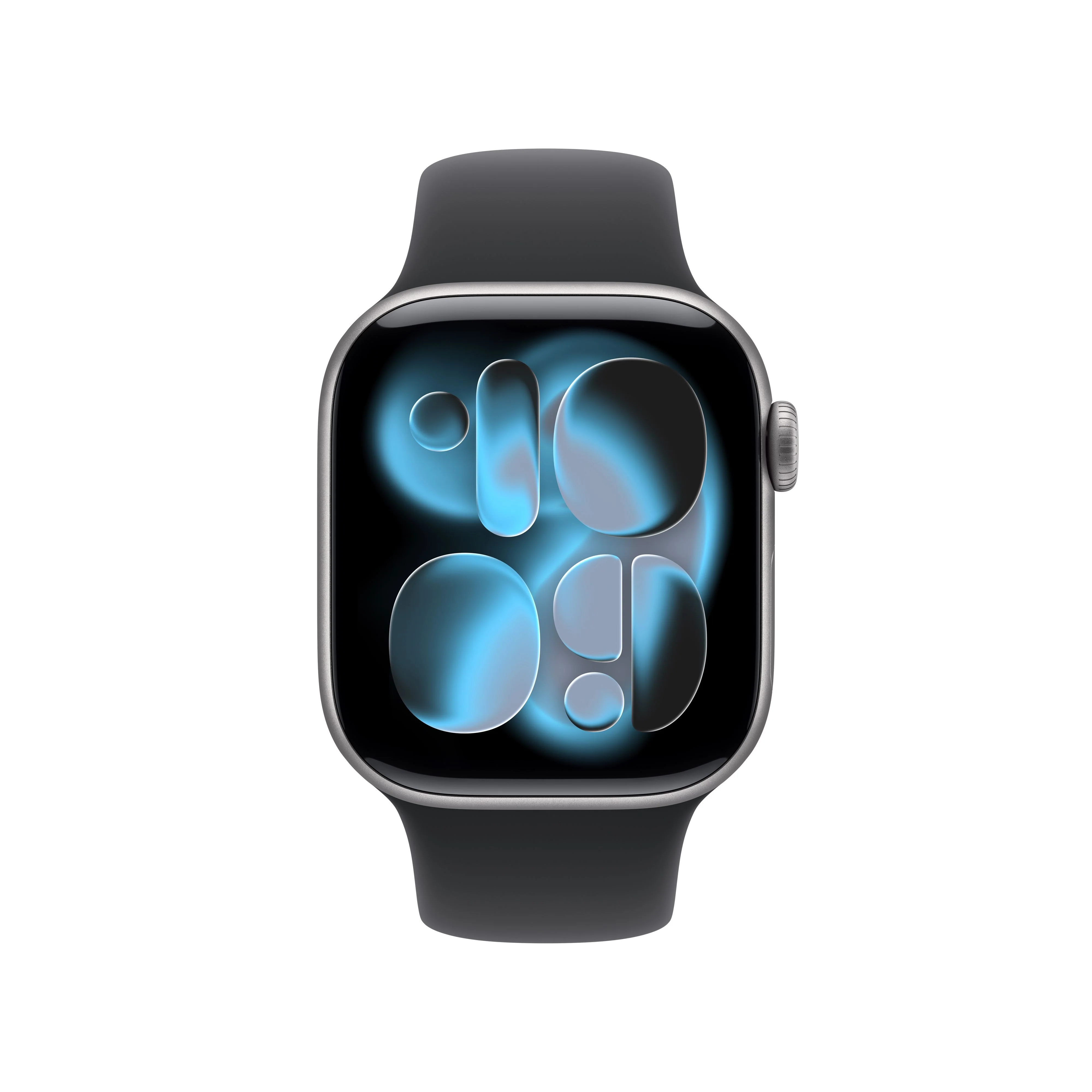 Apple Watch Series 11 GPS 42mm Space Grey Aluminium Case with Black Sport Band - M/L - Image 2
