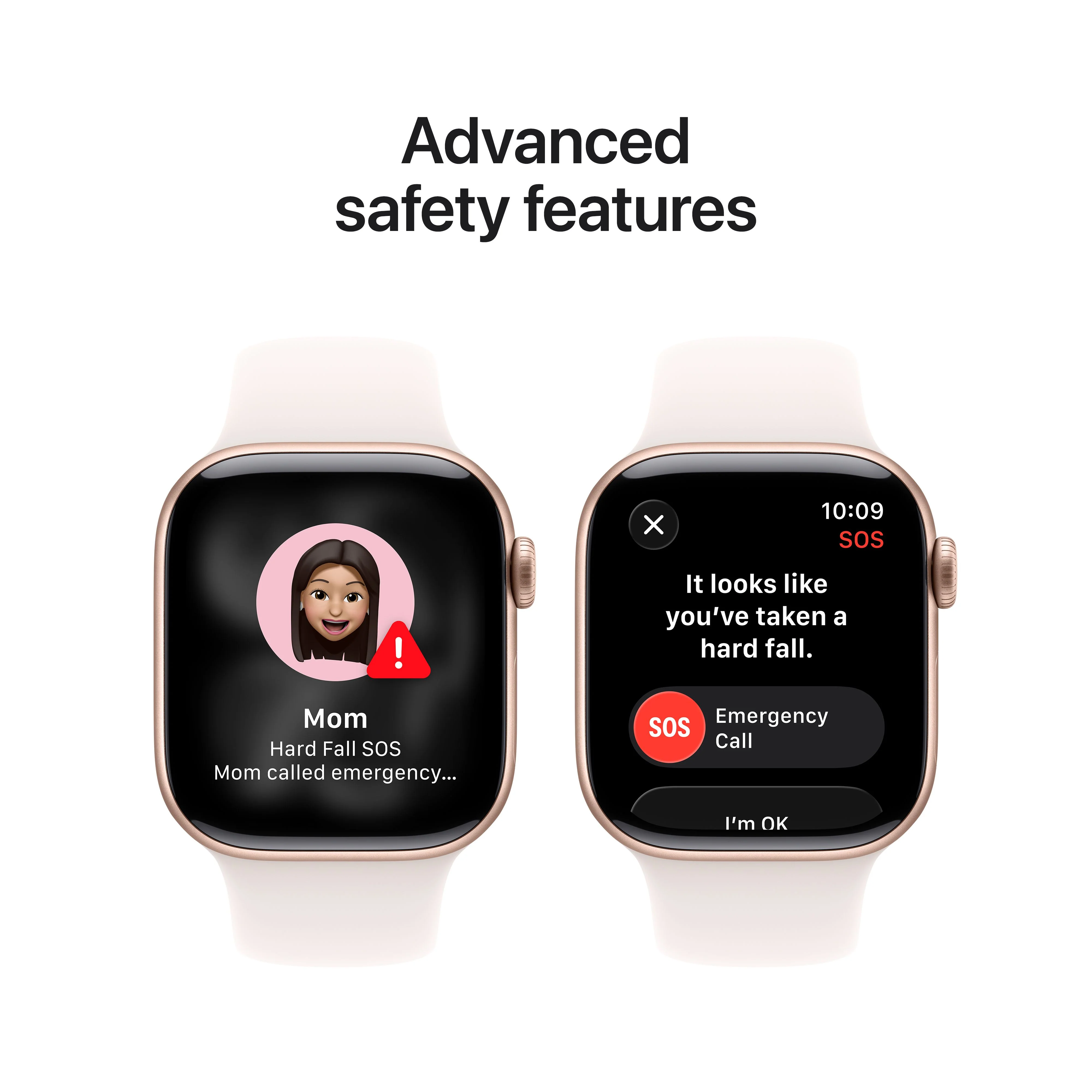 Apple Watch Series 11 GPS 42mm Rose Gold Aluminium Case with Light Blush Sport Band - S/M - Image 6