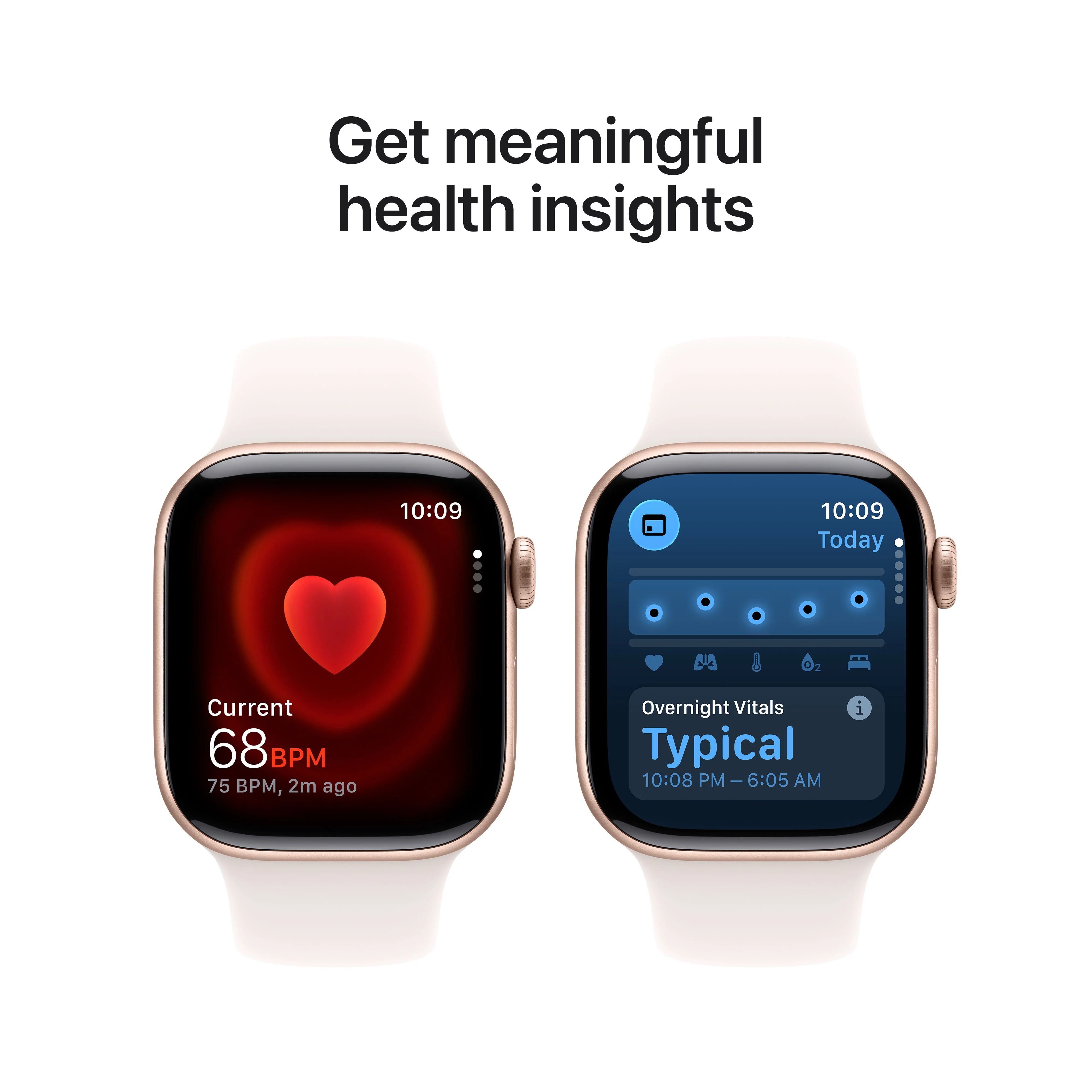 Apple Watch Series 11 GPS 42mm Rose Gold Aluminium Case with Light Blush Sport Band - M/L - Image 5
