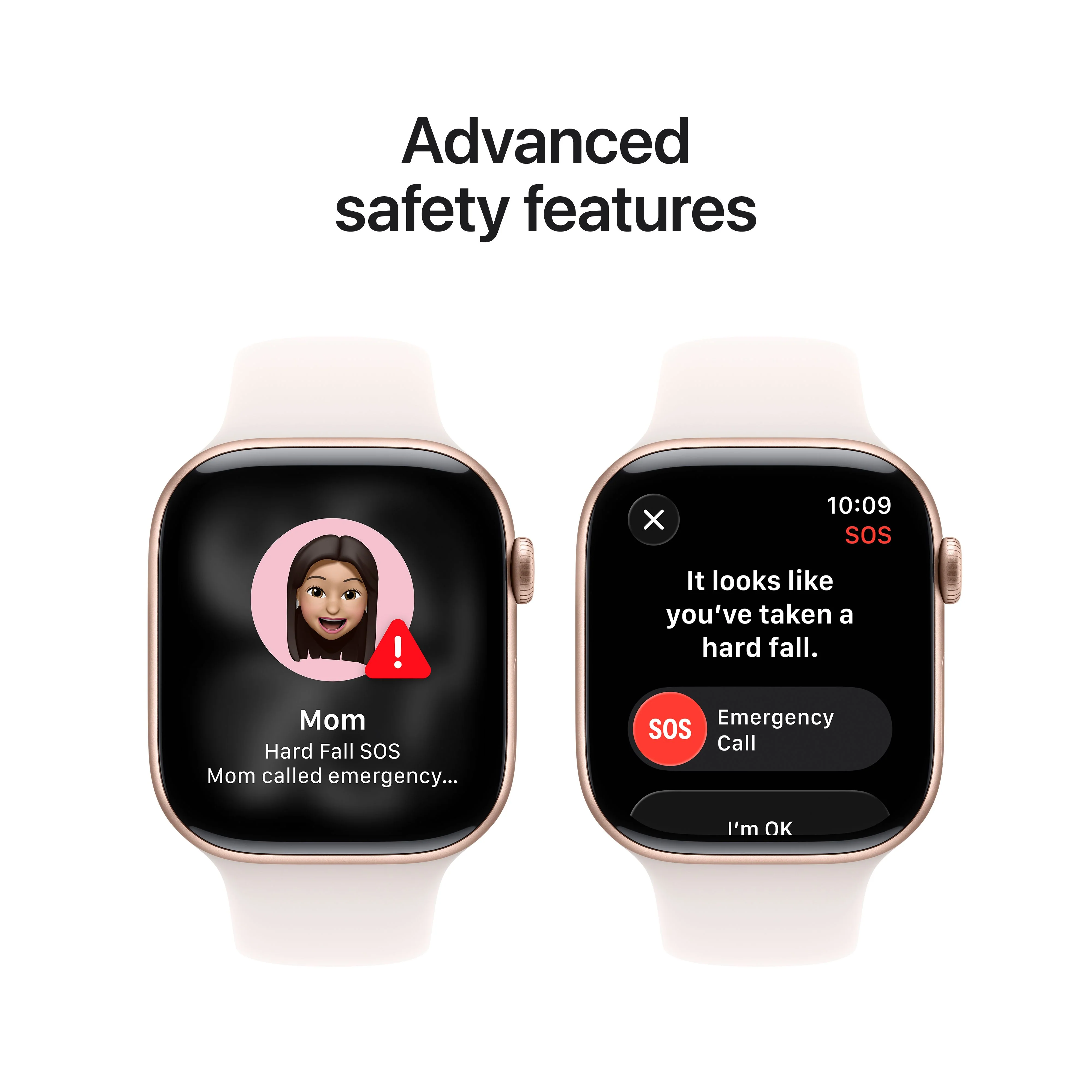 Apple Watch Series 11 GPS 46mm Rose Gold Aluminium Case with Light Blush Sport Band - S/M - Image 6