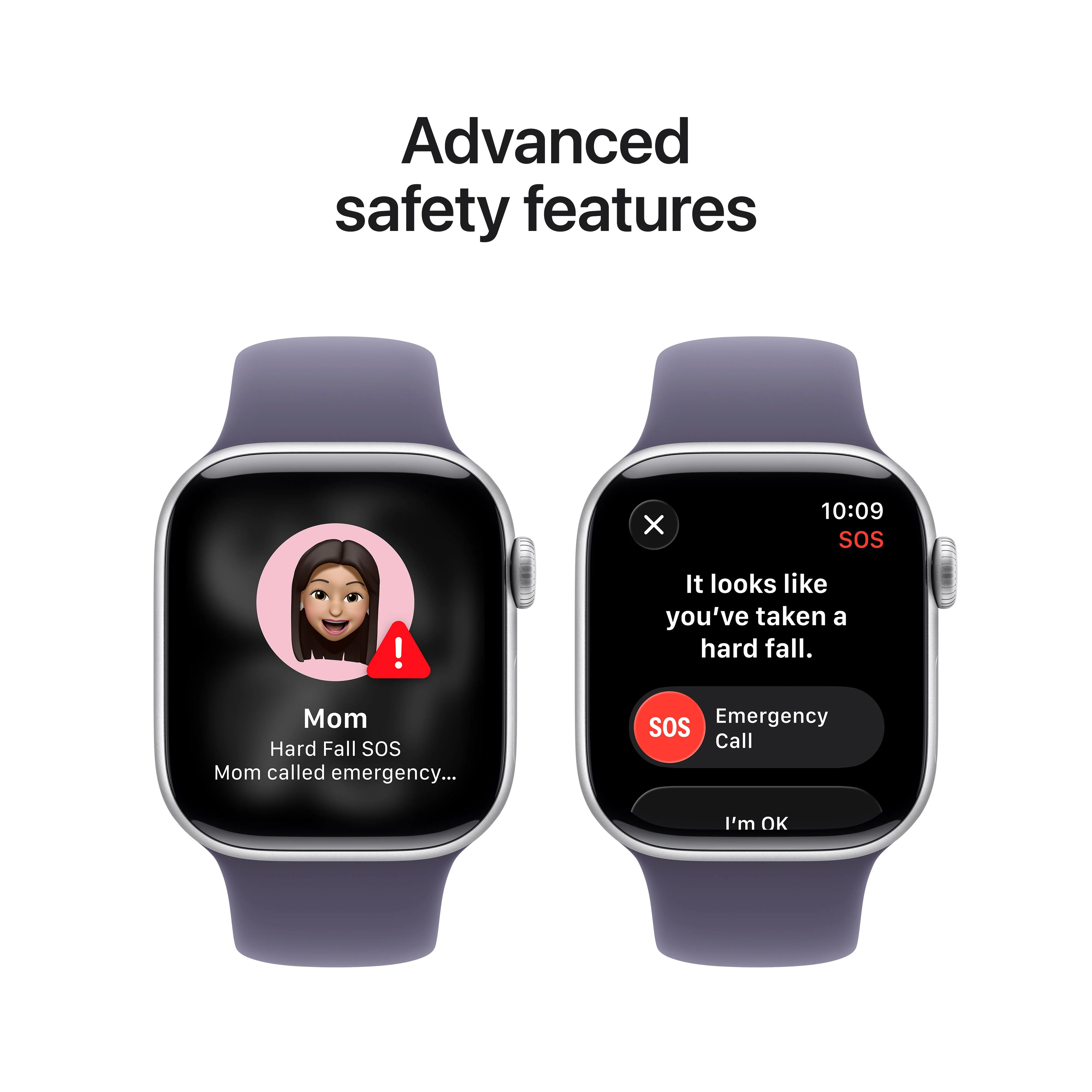 Apple Watch Series 11 GPS + Cellular 42mm Silver Aluminium Case with Purple Fog Sport Band - M/L - Image 6