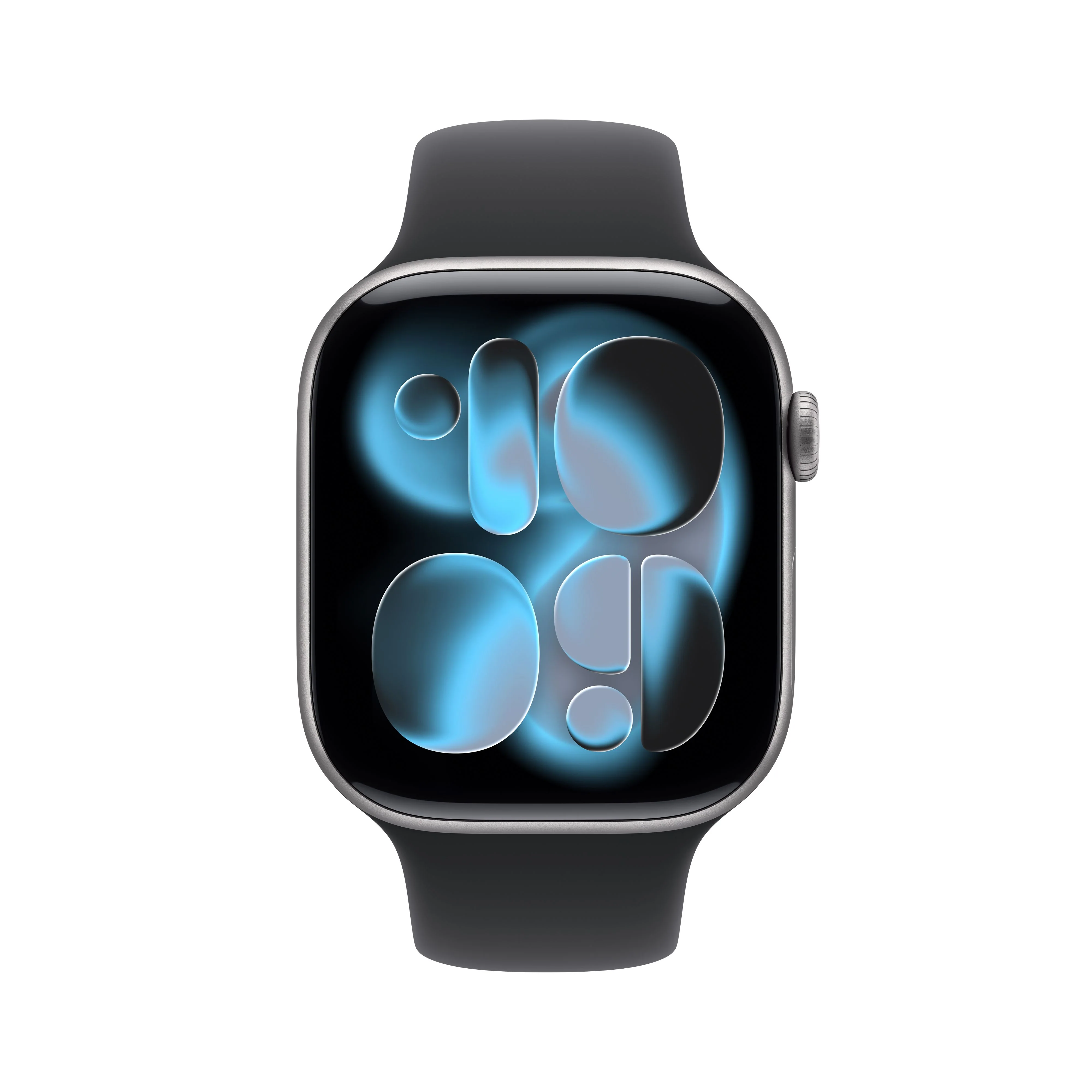 Apple Watch Series 11 GPS + Cellular 46mm Space Grey Aluminium Case with Black Sport Band - M/L - Image 2