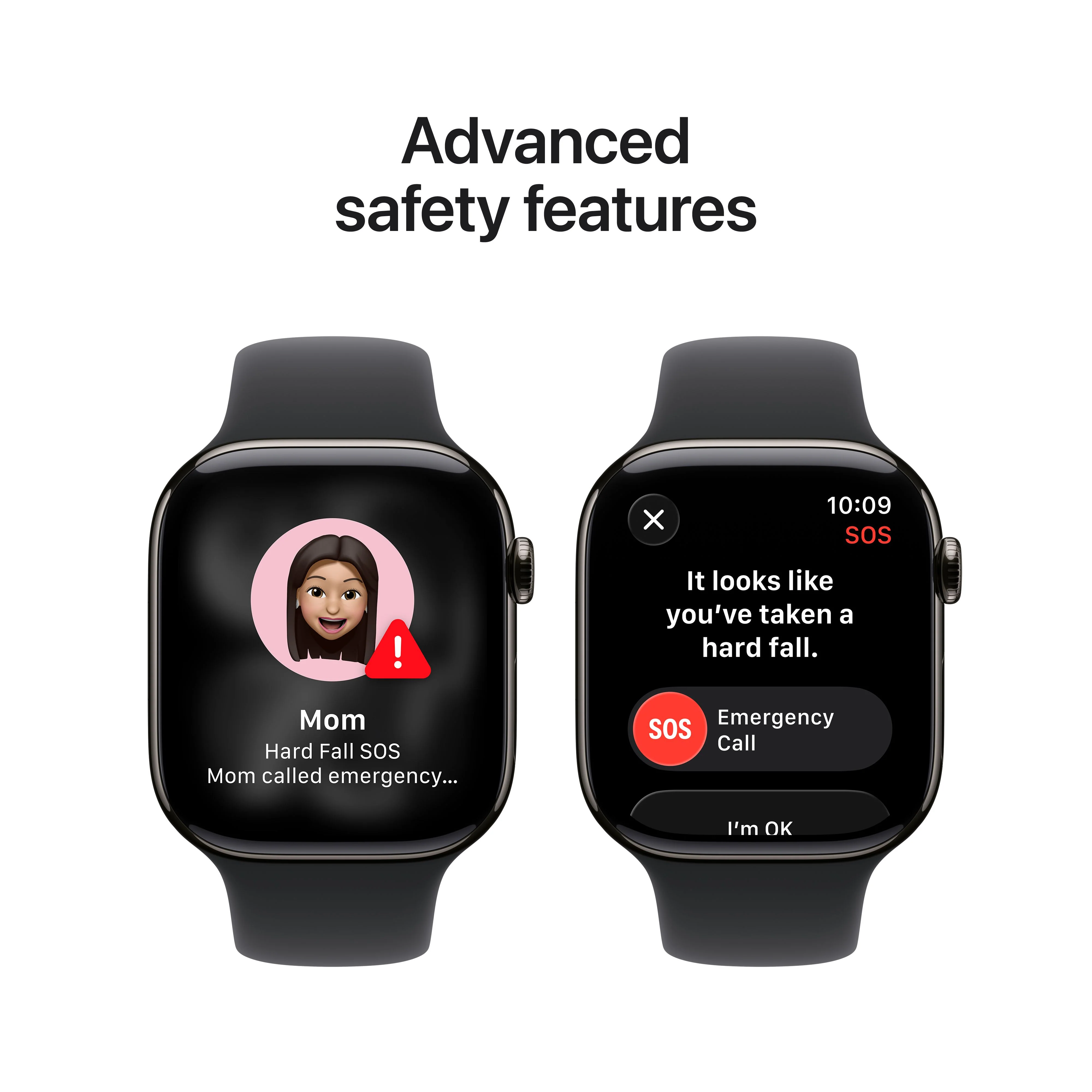 Apple Watch Series 11 GPS + Cellular 46mm Slate Titanium Case with Black Sport Band - M/L - Image 6