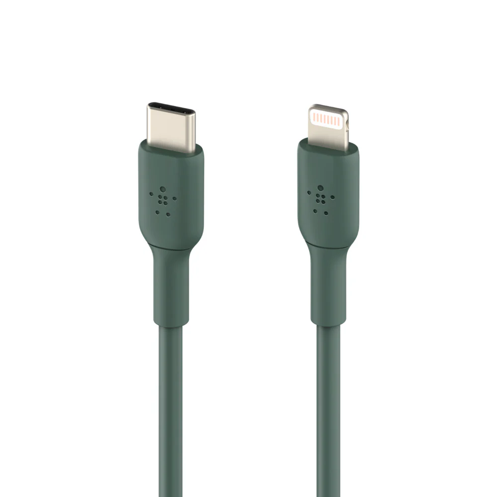 Belkin PVC C-LTG 1M - C to Lightning - Midnight Green - Image 2