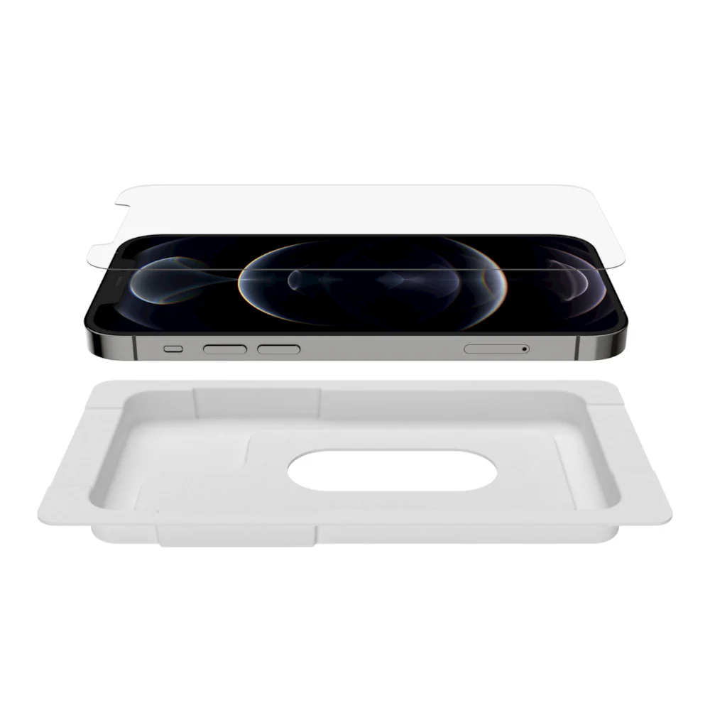 Belkin Tempered Glass Anti-Microbial Screen Protector for iPhone 12 / iPhone 12 Pro - Image 3