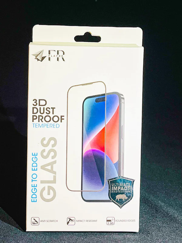 Flayrr Edge to Edge 3D Smooth Tempered Glass for iPhone 11 - Transparent - Image 2
