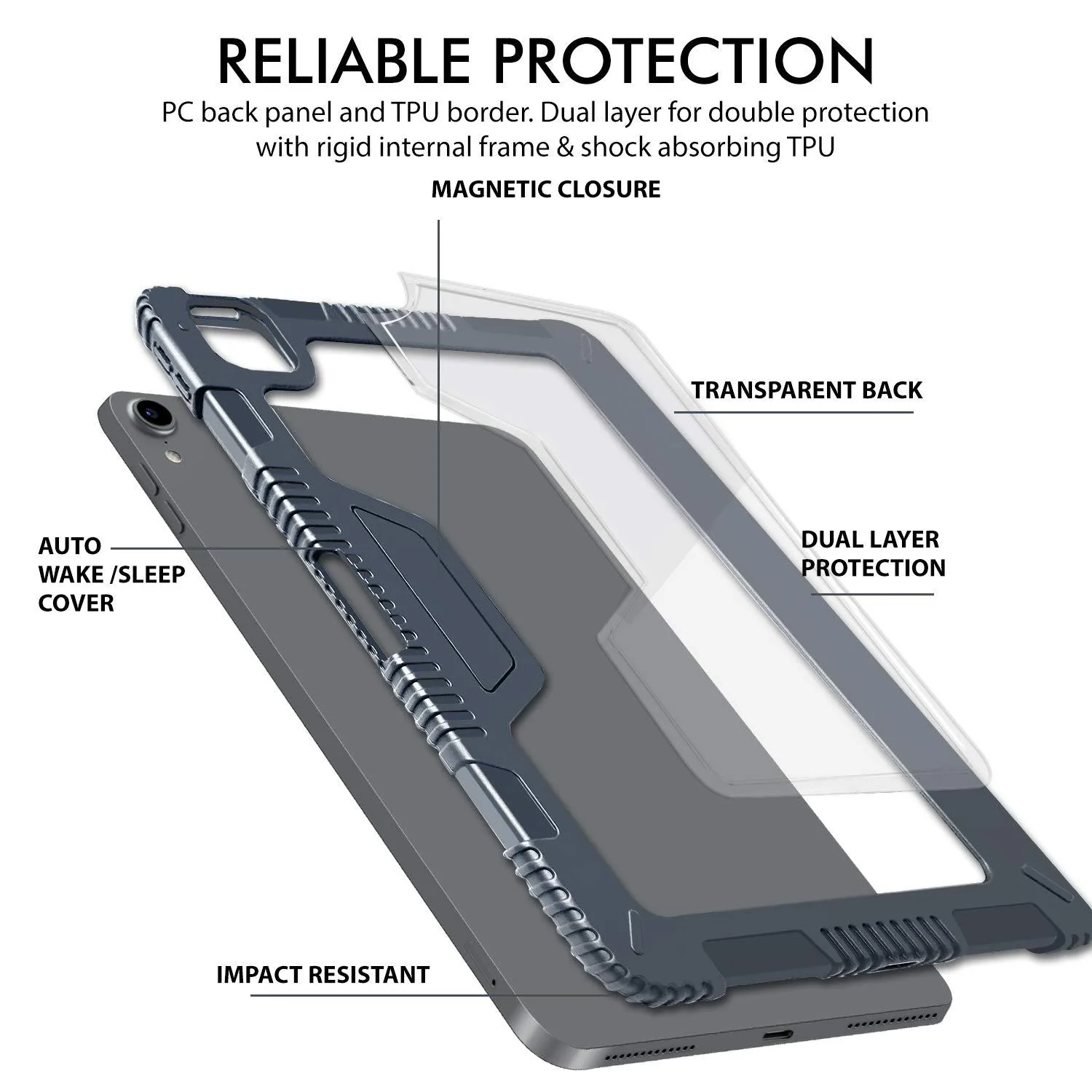 GRIPP Armor Case for iPad Pro 11 (2021) - Black - Image 2