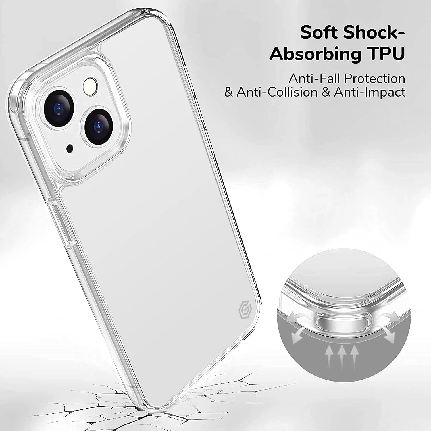 GRIPP Clear Case for iPhone 13 (6.1) - Transparent - Image 2