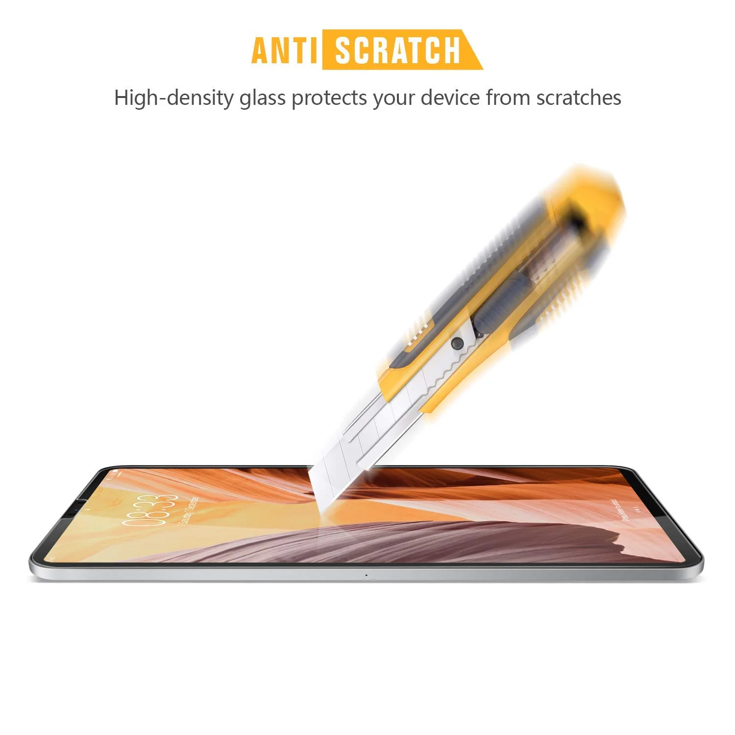 GRIPP Tempered Glass 0.3mm FiT for iPad 12.9-inch - Clear - Image 2