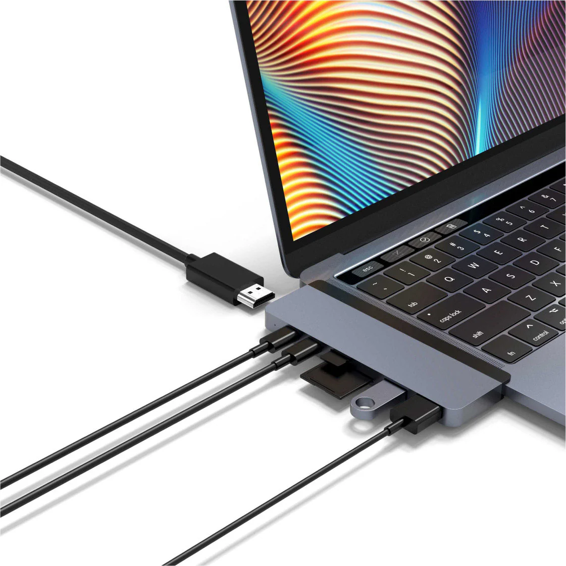 HyperDrive DUO 7-in-2 ‚Äî USB-C Hub for MacBook Pro / Air_Space Grey - Image 2