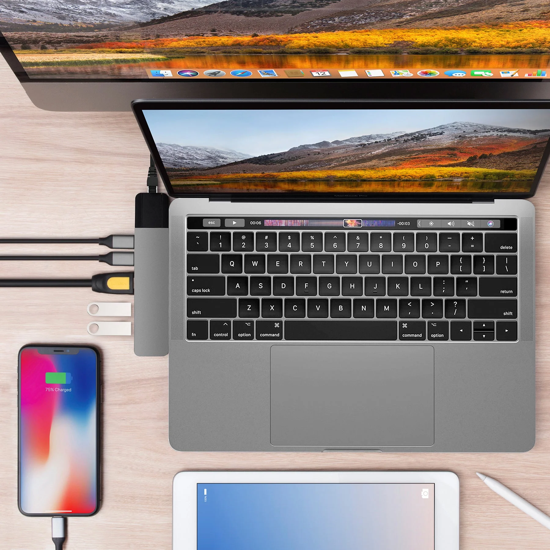 HyperDrive NET 6 in 2 USB - C Hub for MacBook_Space Grey - Image 5