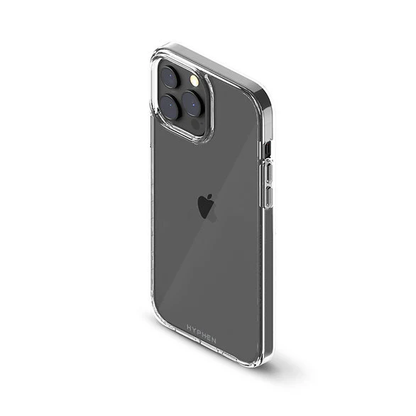 HYPHEN AIRE Clear Soft Case - iPhone 14 Plus - Black - Image 2