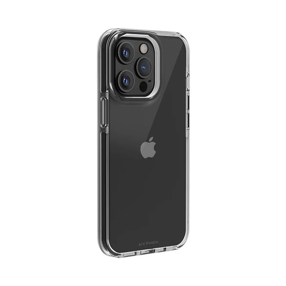 HYPHEN AIRE Clear Soft Case - iPhone 14 Pro - Black - Image 3