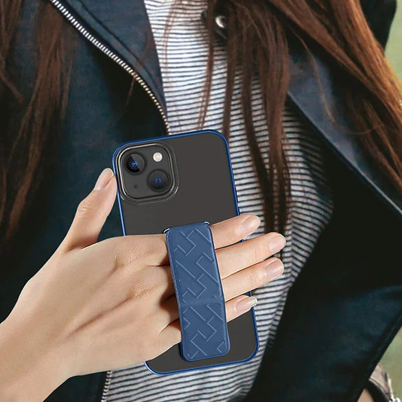 HYPHEN Grip Holder Case - Blue - iPhone 14 Plus - 6.7 - Image 2