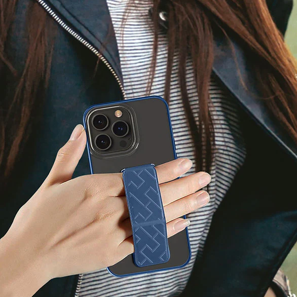 HYPHEN Grip Holder Case - Blue -¬† iPhone 14 Pro Max- 6.7 - Image 2