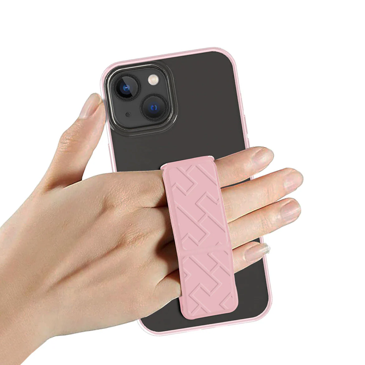 HYPHEN Grip Holder Case - Pink - iPhone 14 Plus - 6.7 - Image 3