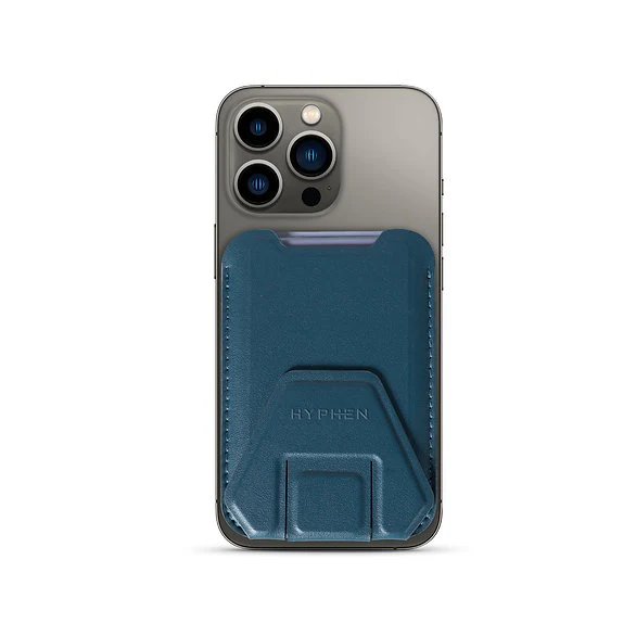 HYPHEN MagSafe Wallet - Card Holder with Stand - Blue - Image 4