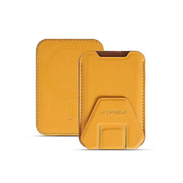 HYPHEN MagSafe Wallet - Card Holder with Stand - Orange - Image 5