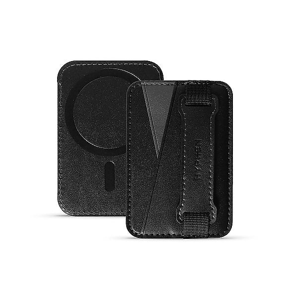 HYPHEN MagSafe Wallet - Dual Pocket with Grip - Black - Image 5