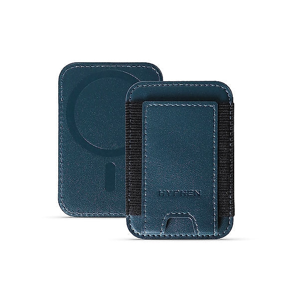 HYPHEN MagSafe Wallet - Single Pocket Holder - Blue - Image 5