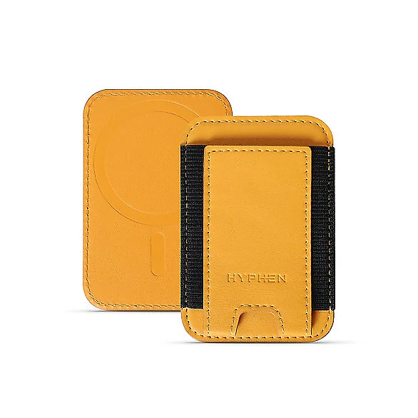 HYPHEN MagSafe Wallet - Single Pocket Holder - Orange - Image 5