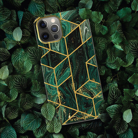 HYPHEN Marble Case - Forest Green - iPhone 12 - 6.1 - Image 2