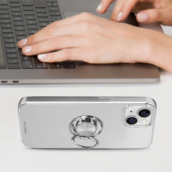 HYPHEN Ring Case - Silver - iPhone 14 - 6.1 - Image 4