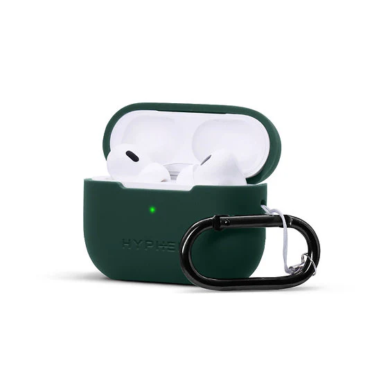 HYPHEN Silicone Case Airpods Pro 2Nd Gen - Green + Clear Cas - Image 3