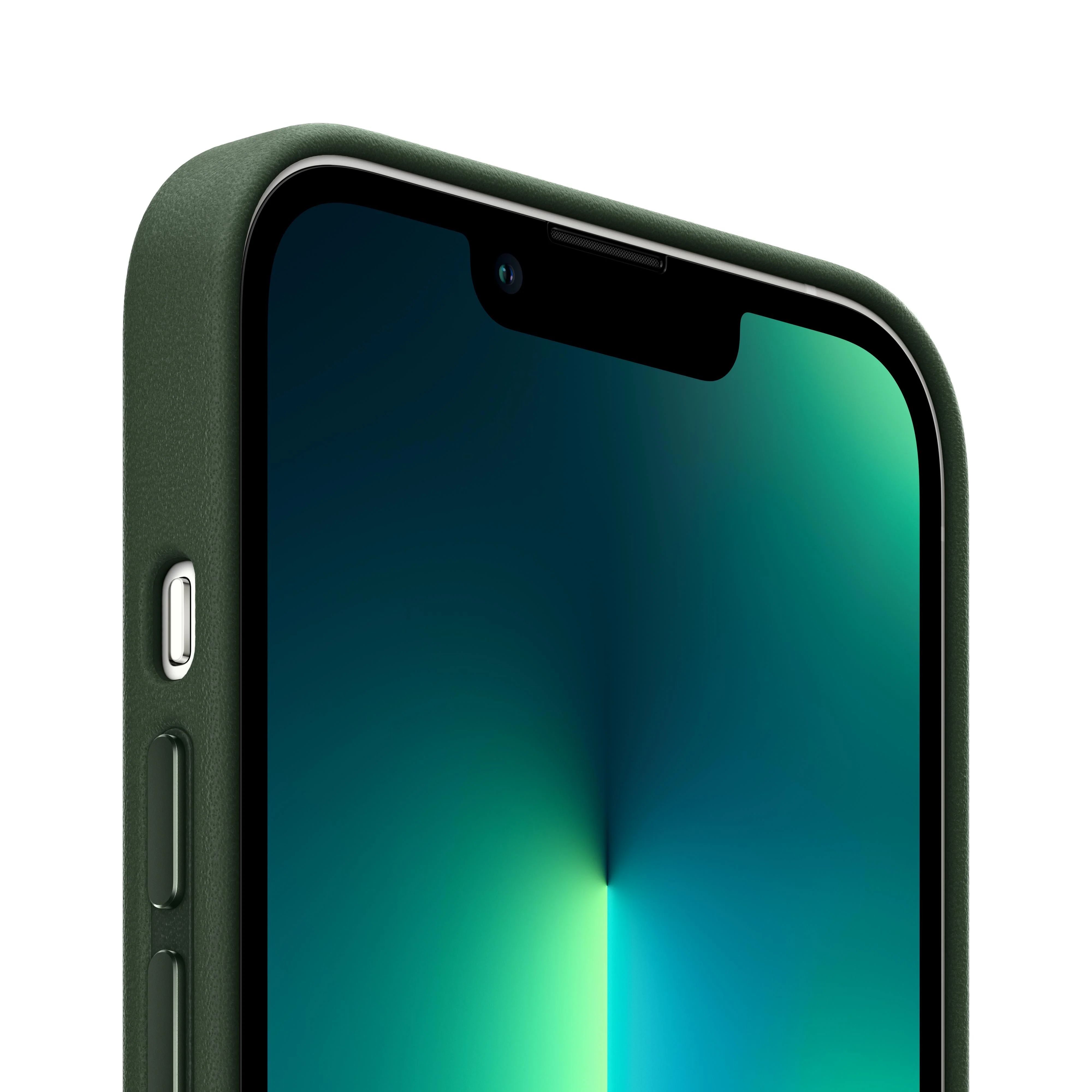 iPhone 13 Pro Leather Case with MagSafe - Sequoia Green - Image 2