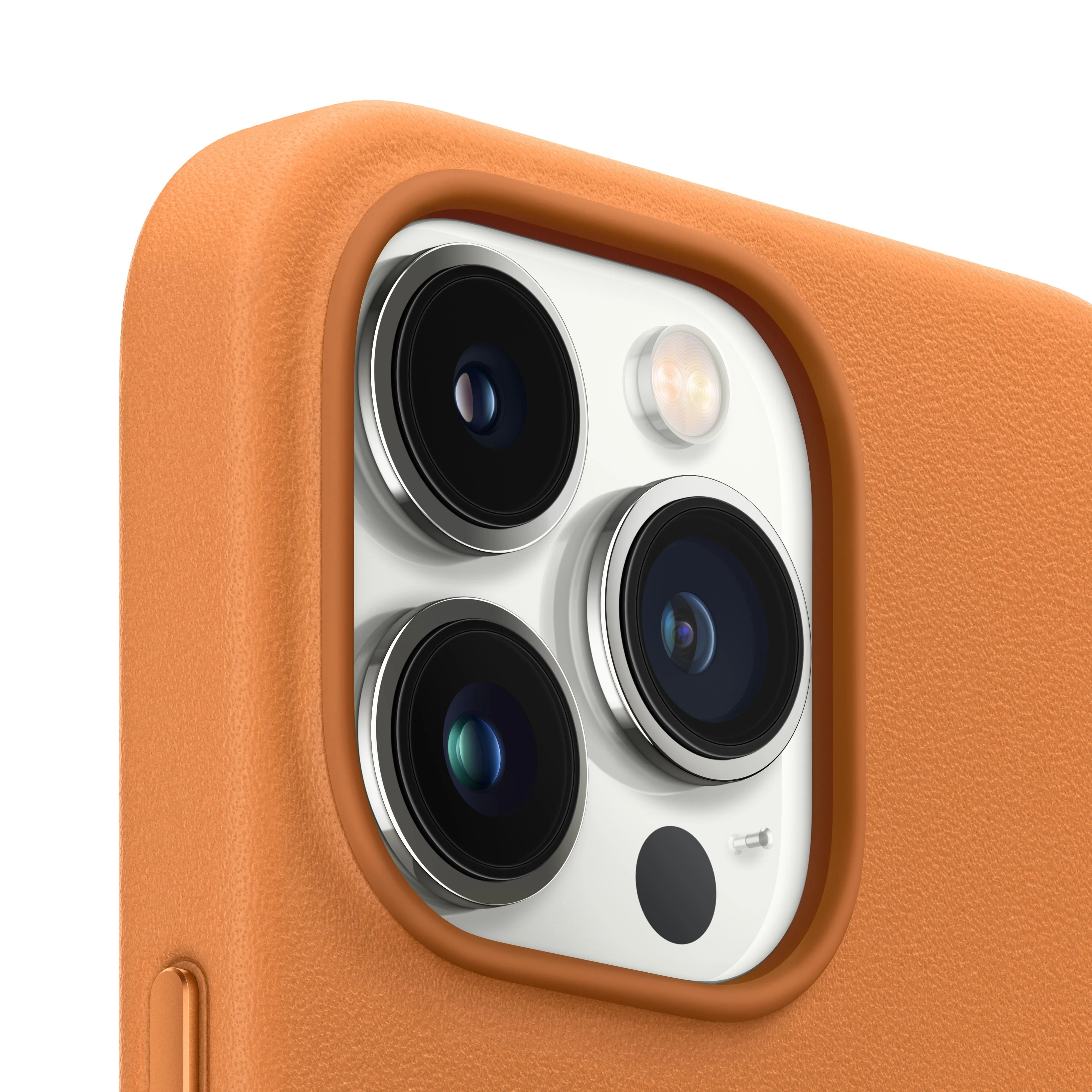 iPhone 13 Pro Max Leather Case with MagSafe - Golden Brown - Image 3