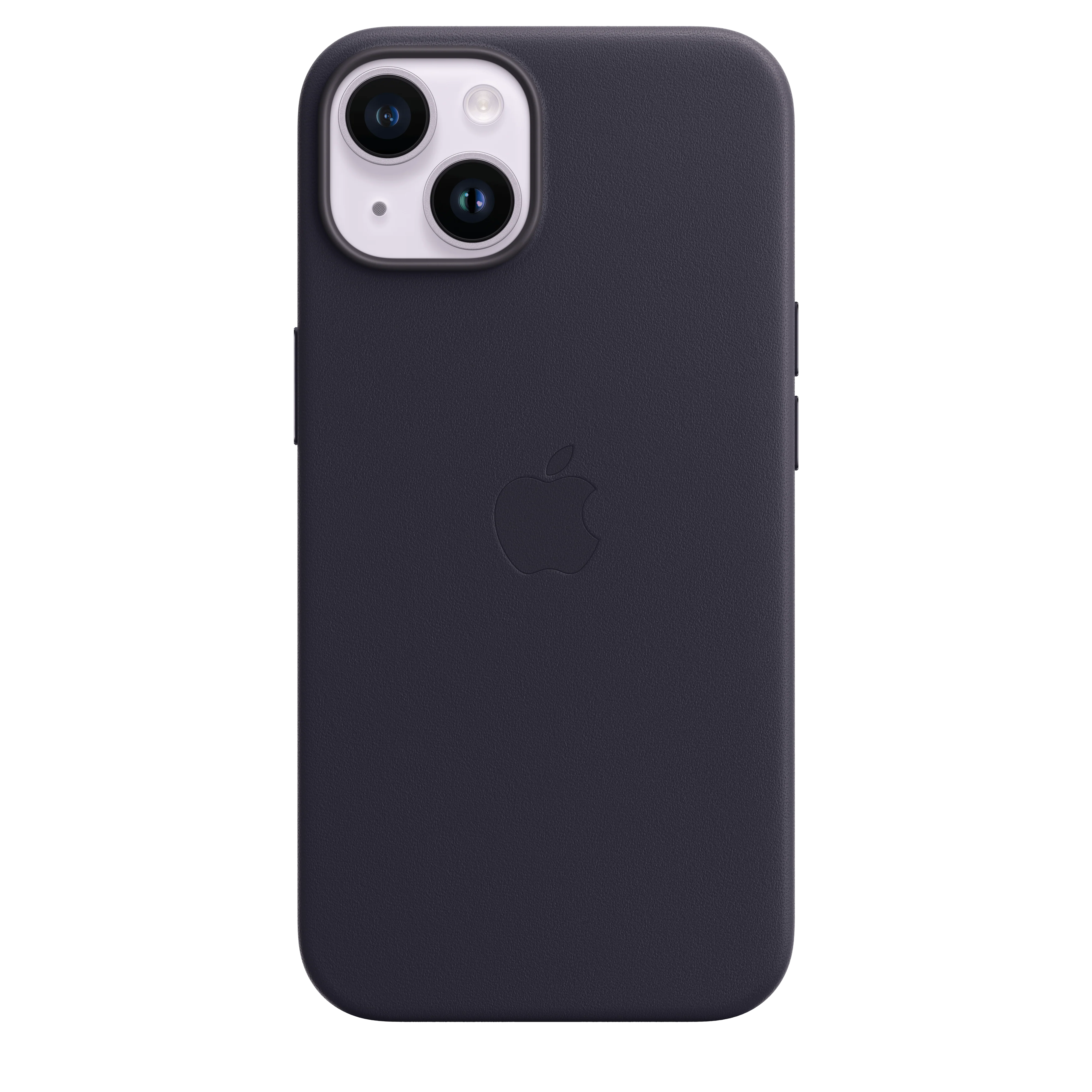 iPhone 14 Leather Case with MagSafe - Midnight - Image 2
