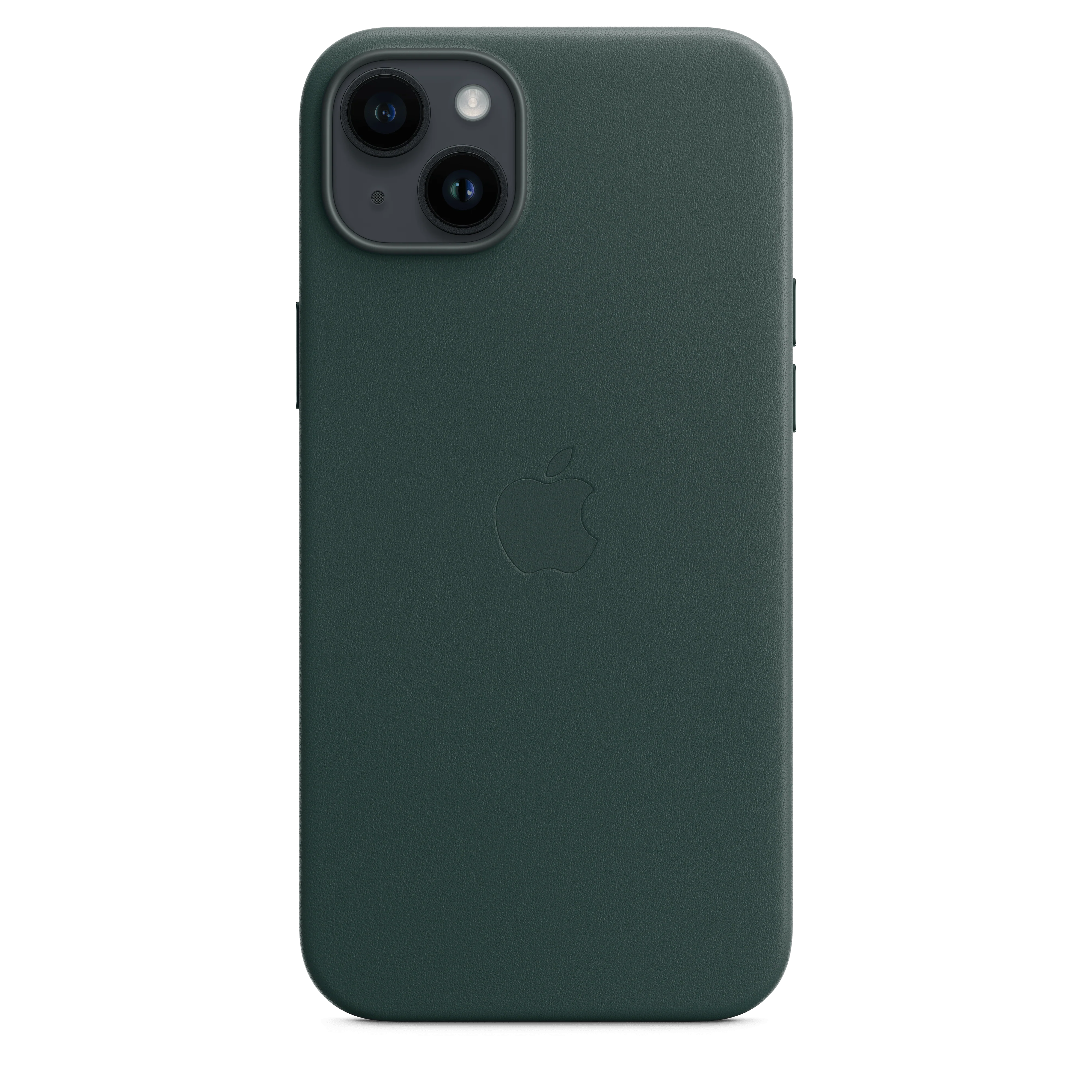 iPhone 14 Plus Leather Case with MagSafe - Forest Green - Image 2