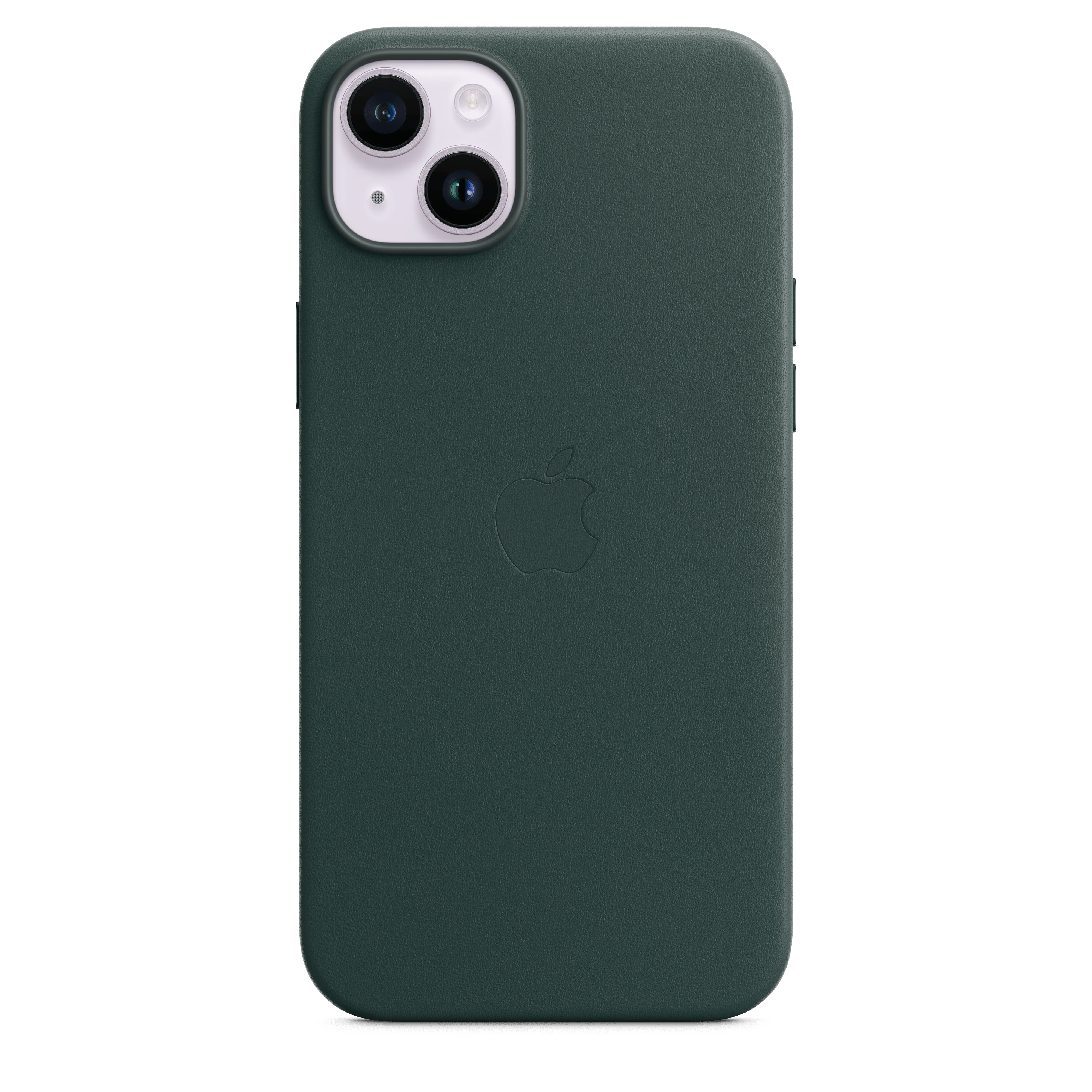 iPhone 14 Plus Leather Case with MagSafe - Forest Green - Image 3