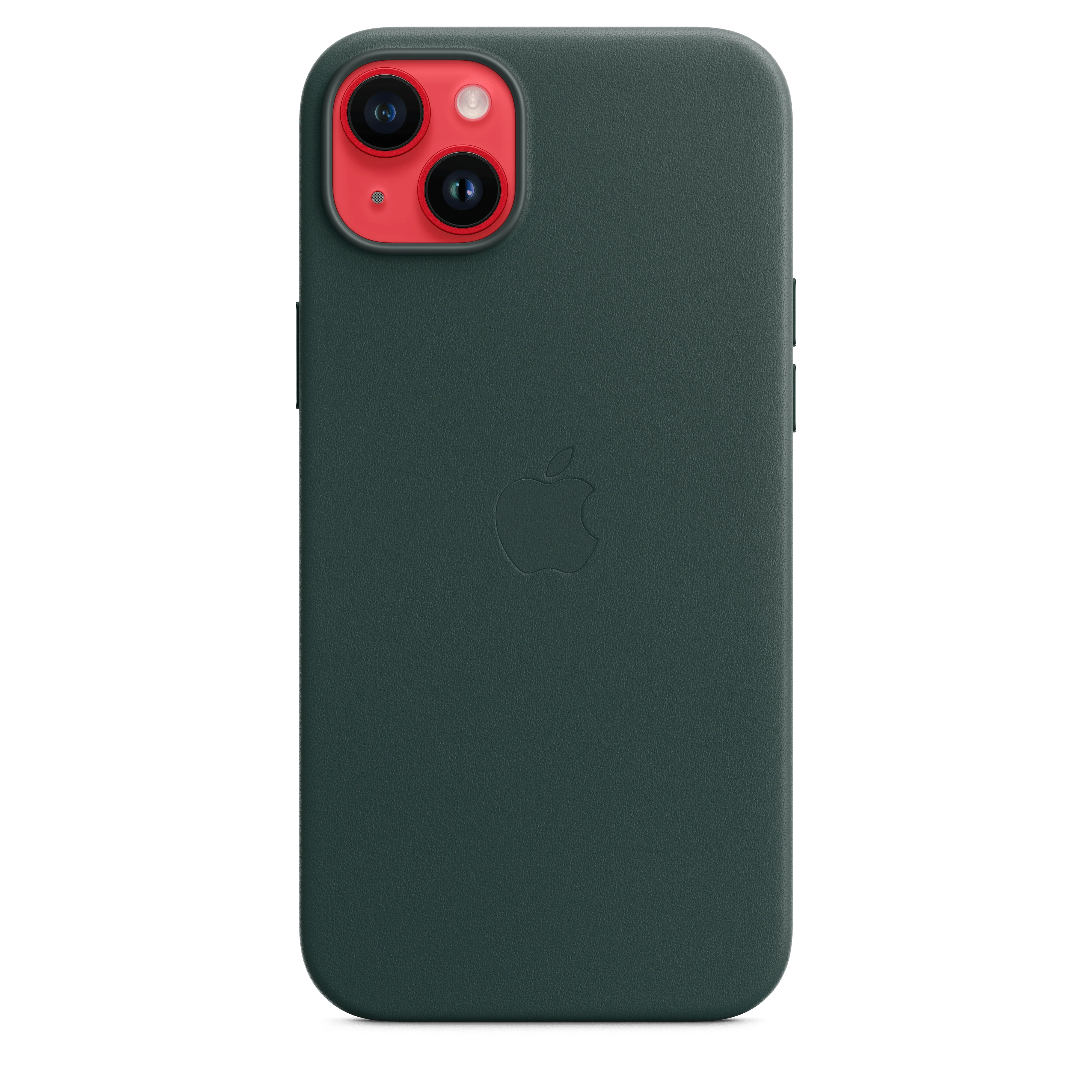 iPhone 14 Plus Leather Case with MagSafe - Forest Green - Image 4