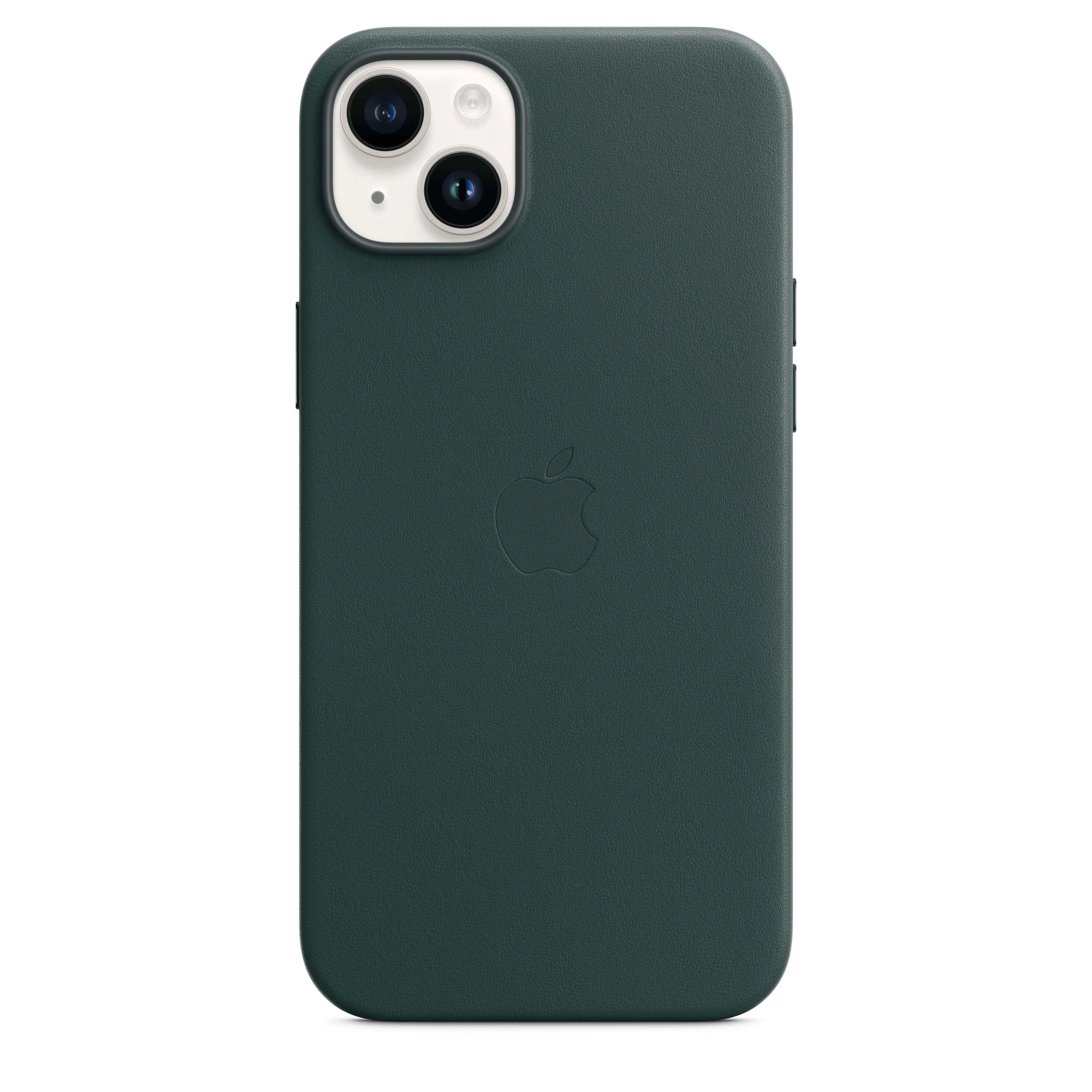 iPhone 14 Plus Leather Case with MagSafe - Forest Green - Image 5