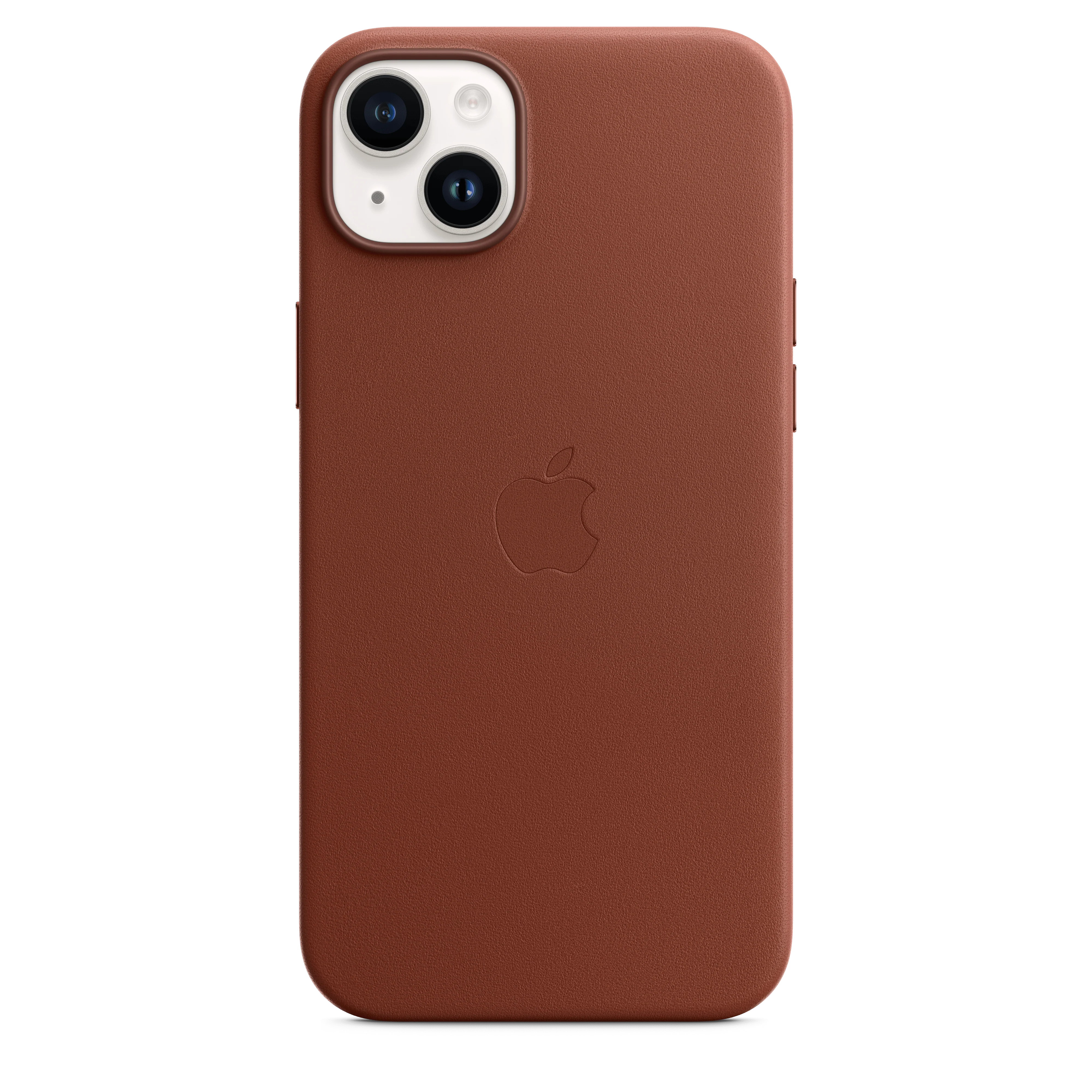iPhone 14 Plus Leather Case with MagSafe - Umber - Image 5