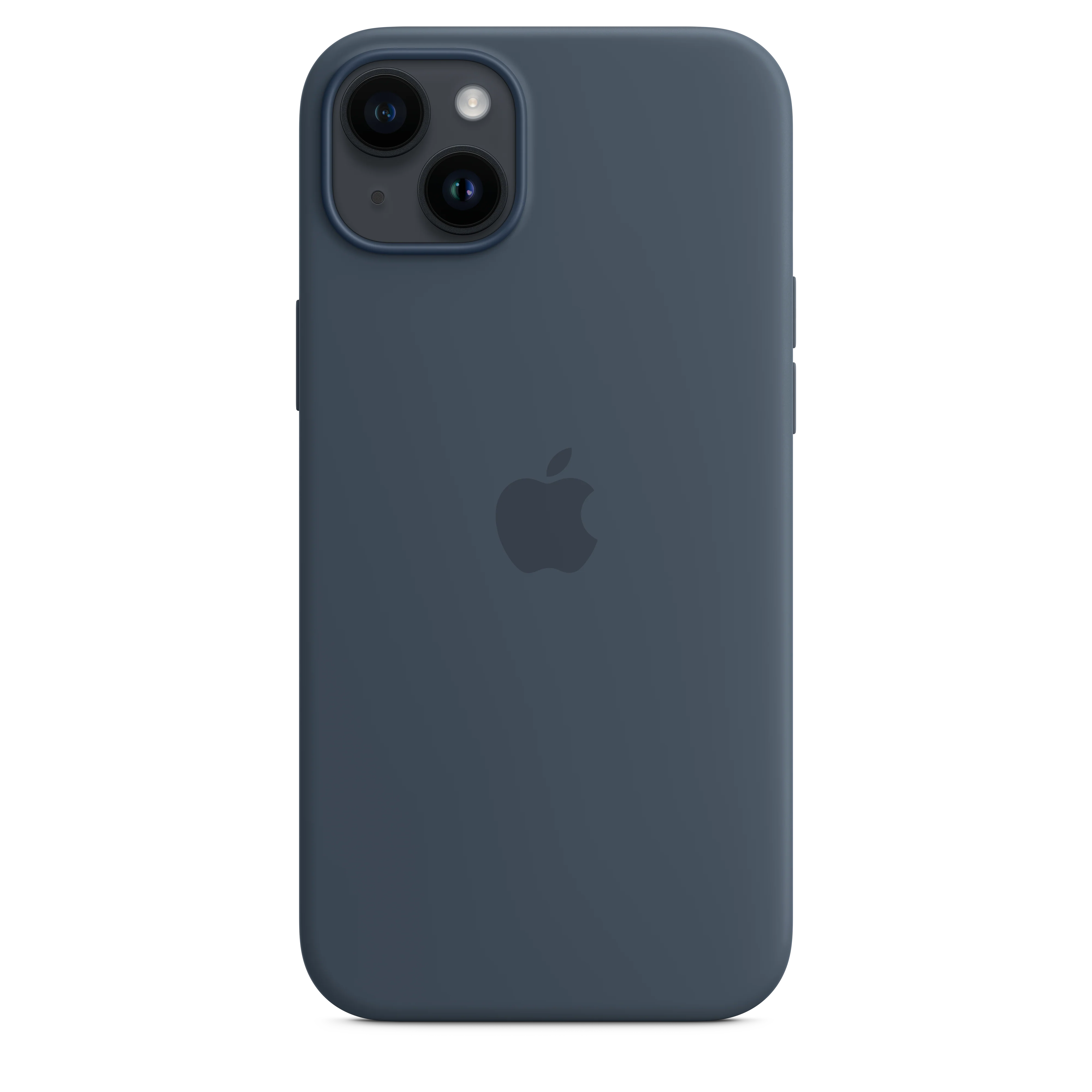 iPhone 14 Plus Silicone Case with MagSafe - Storm Blue - Image 3
