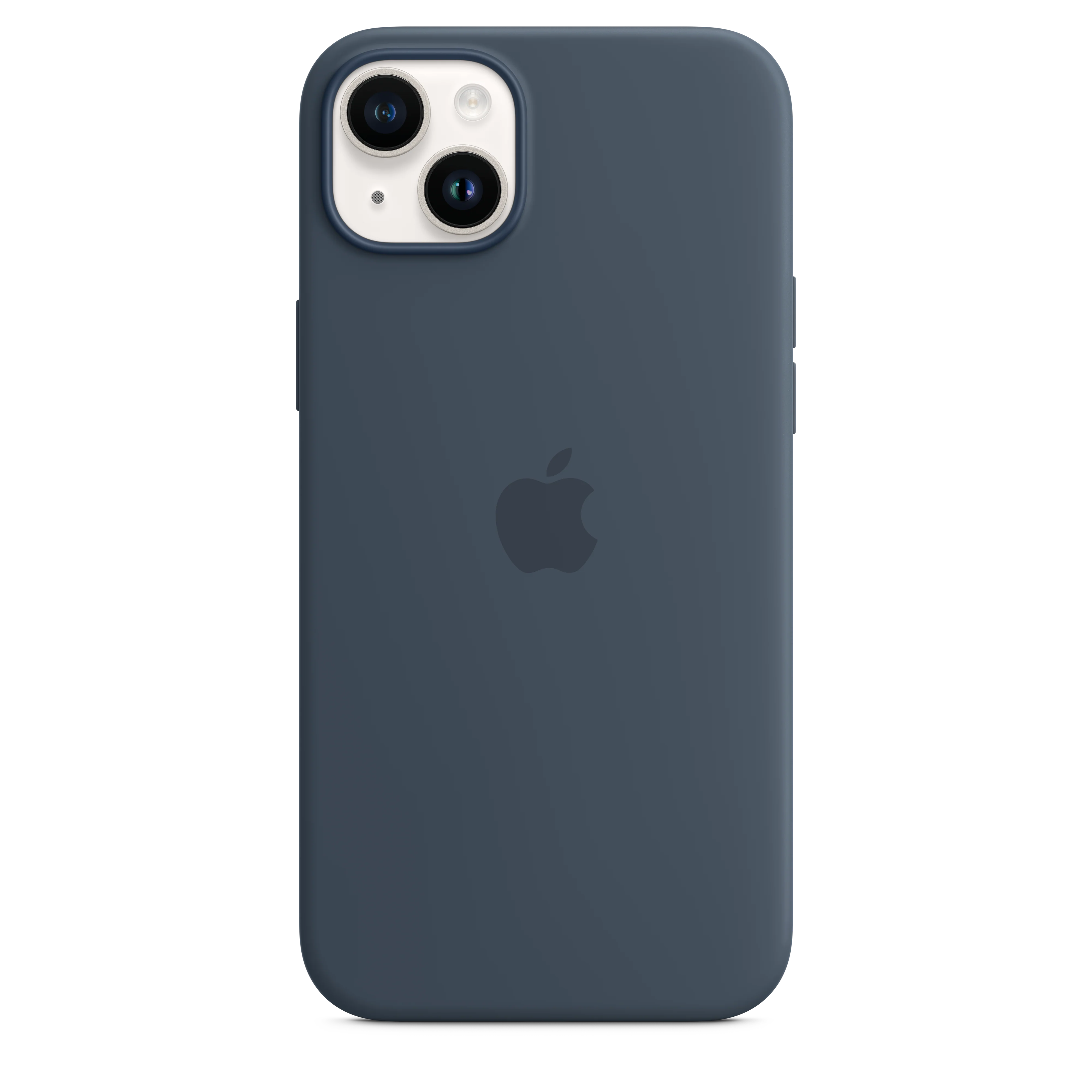iPhone 14 Plus Silicone Case with MagSafe - Storm Blue - Image 4