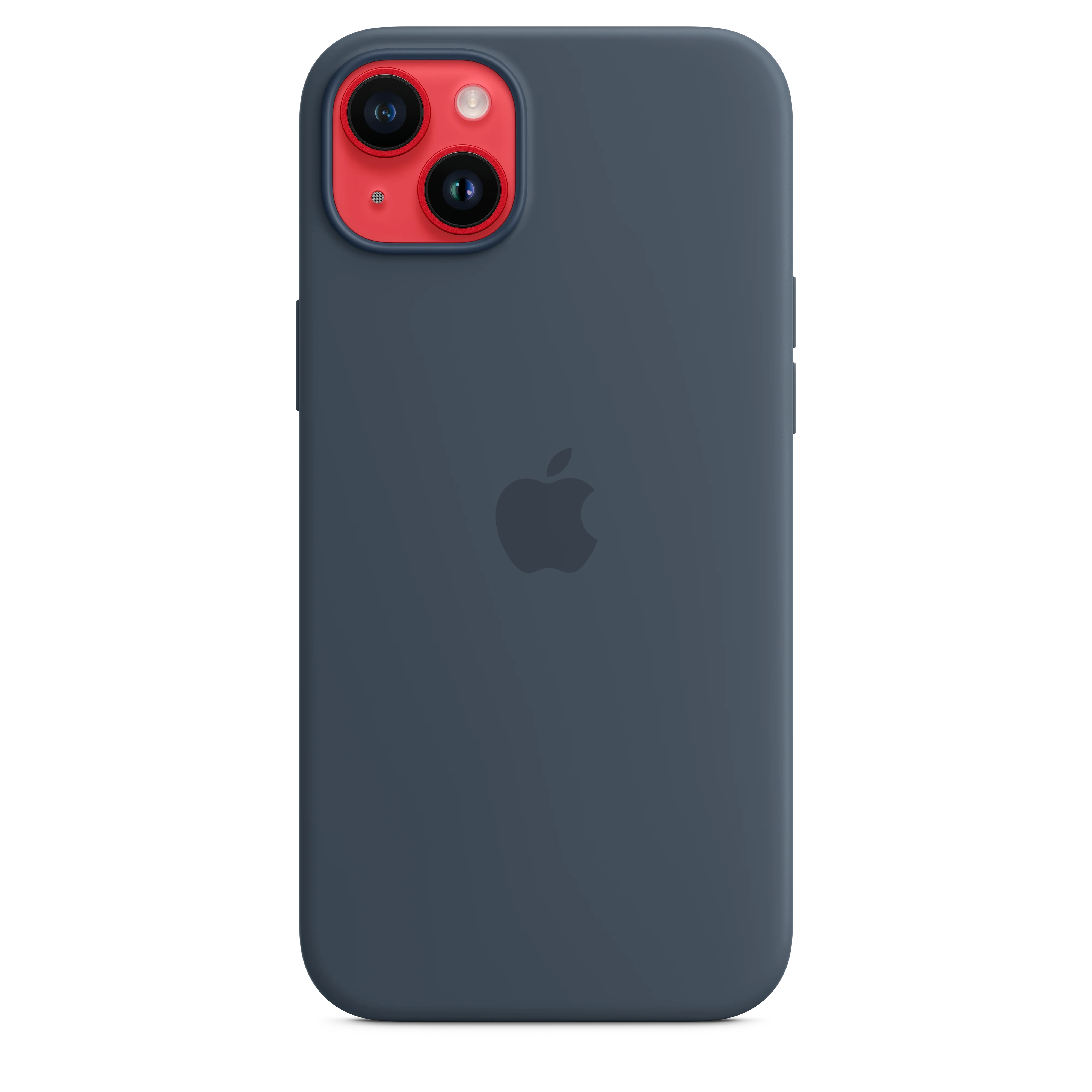 iPhone 14 Plus Silicone Case with MagSafe - Storm Blue - Image 5