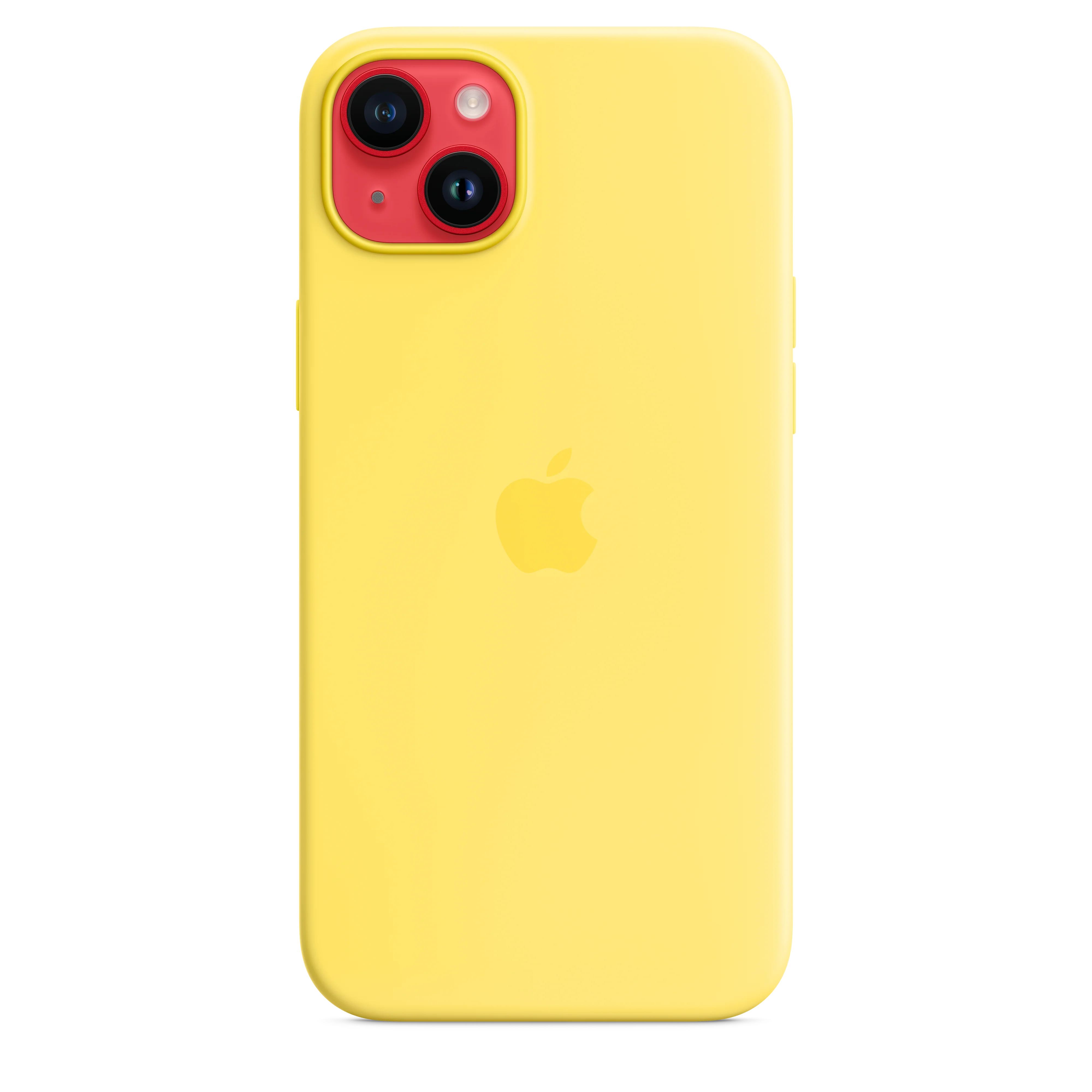 iPhone 14 Plus Silicone Case with MagSafe - Canary Yellow - Image 6