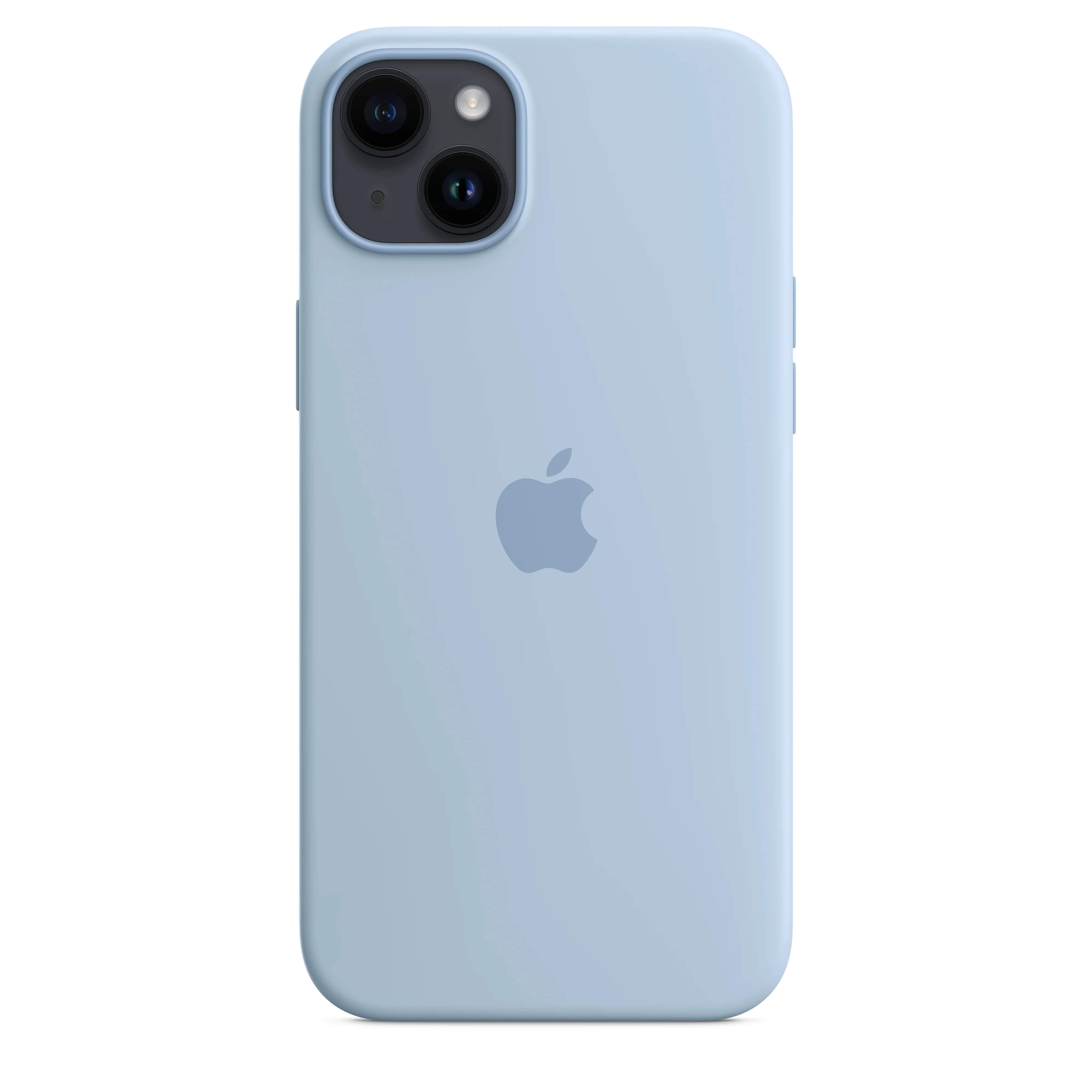 iPhone 14 Plus Silicone Case with MagSafe - Sky - Image 4