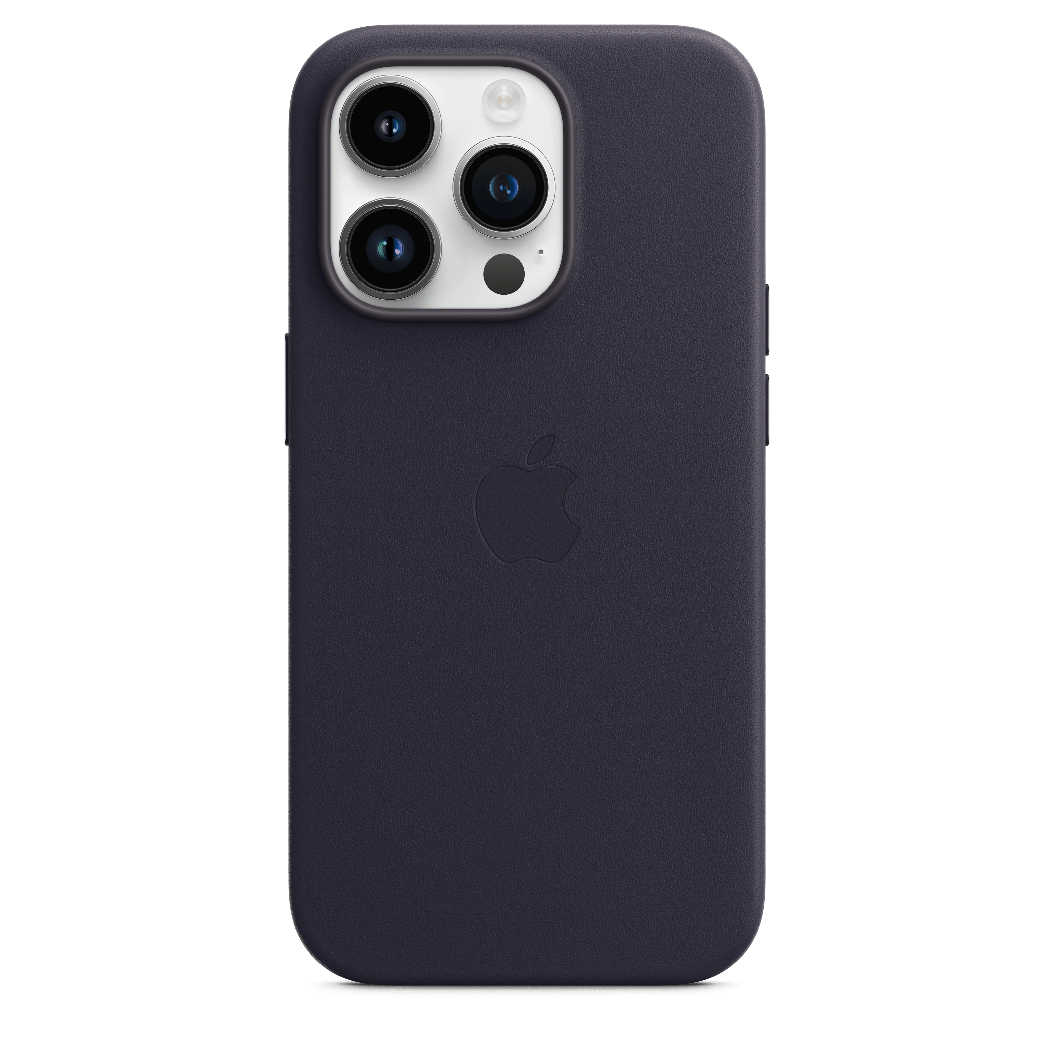iPhone 14 Pro Leather Case with MagSafe - Midnight - Image 3