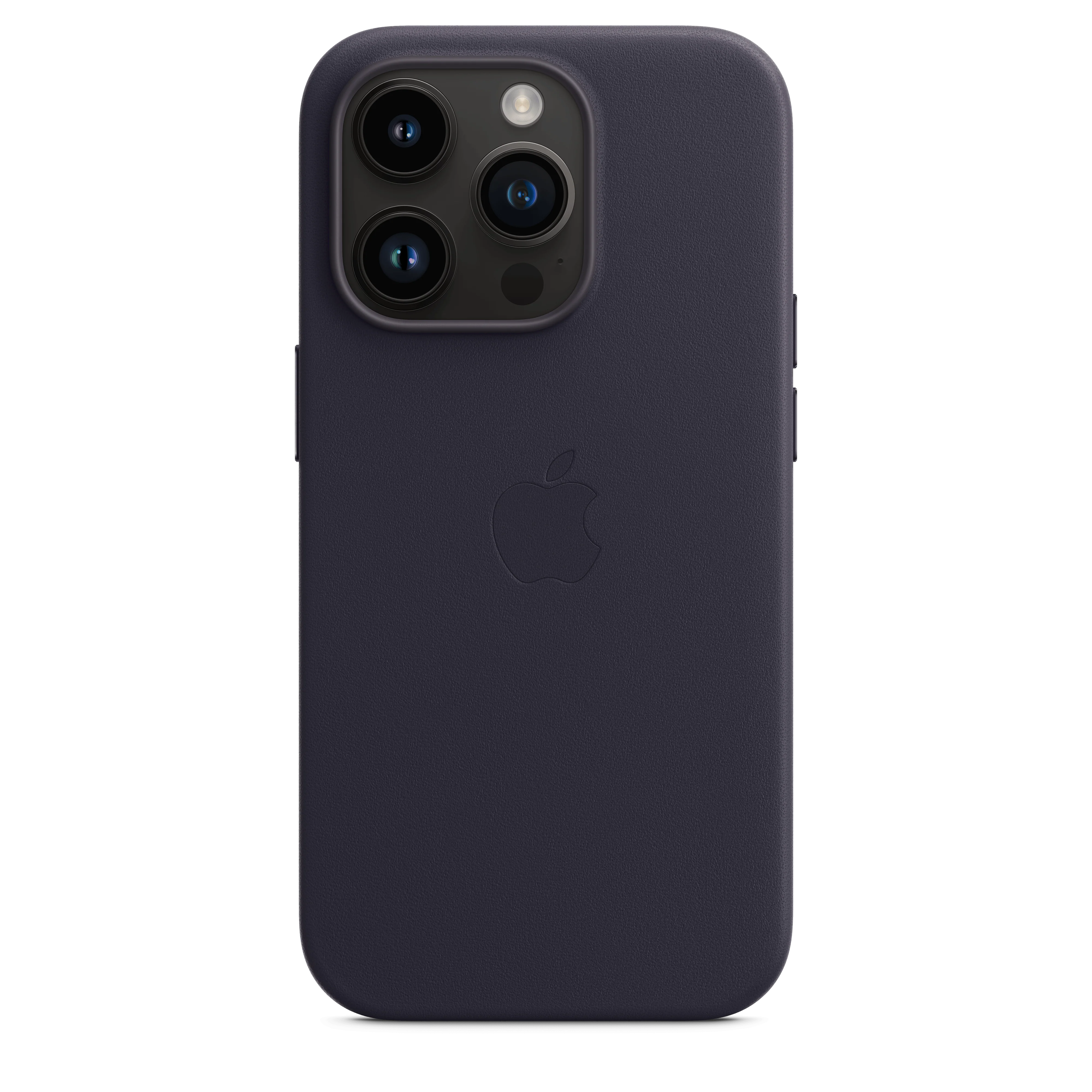 iPhone 14 Pro Leather Case with MagSafe - Midnight - Image 4