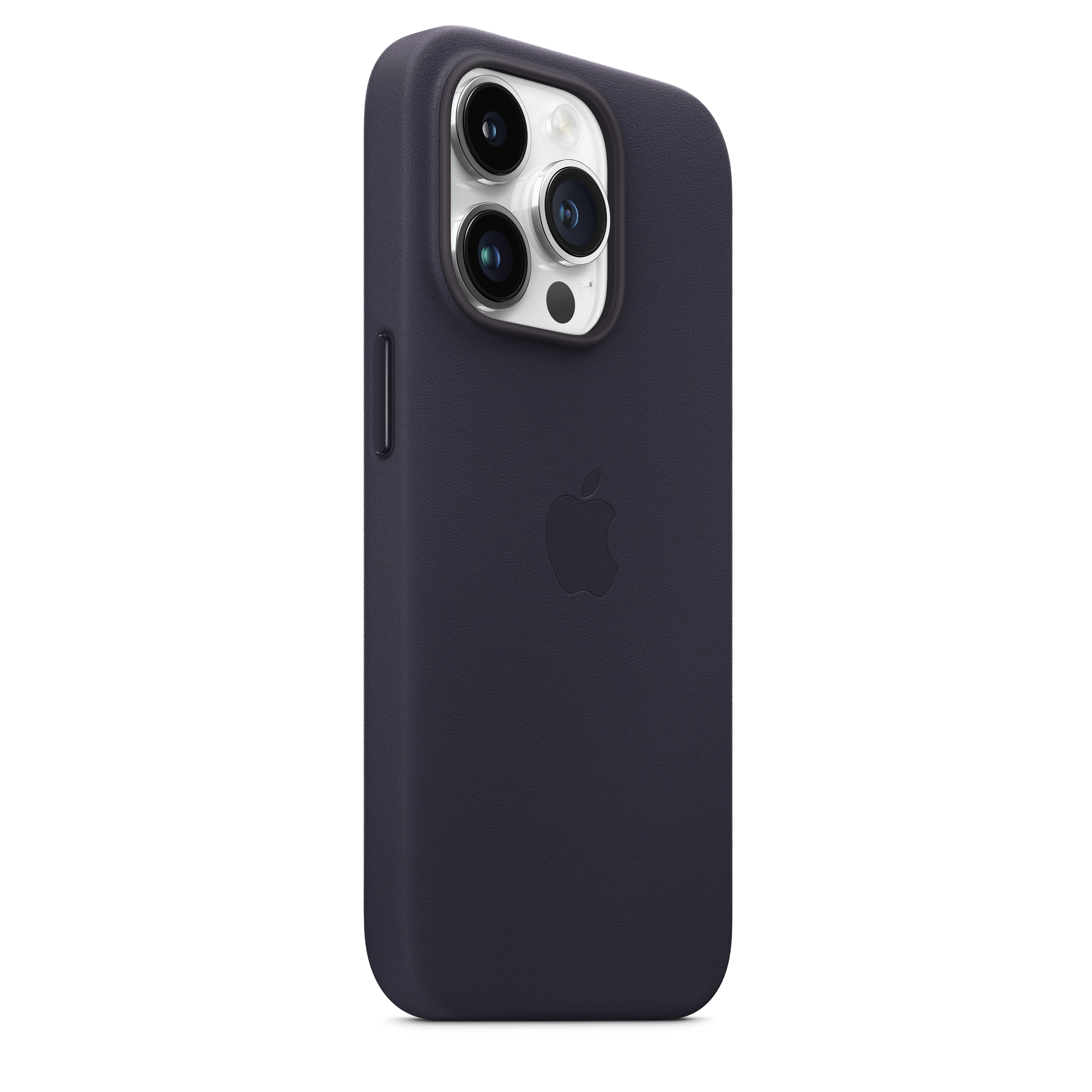 iPhone 14 Pro Leather Case with MagSafe - Midnight - Image 5