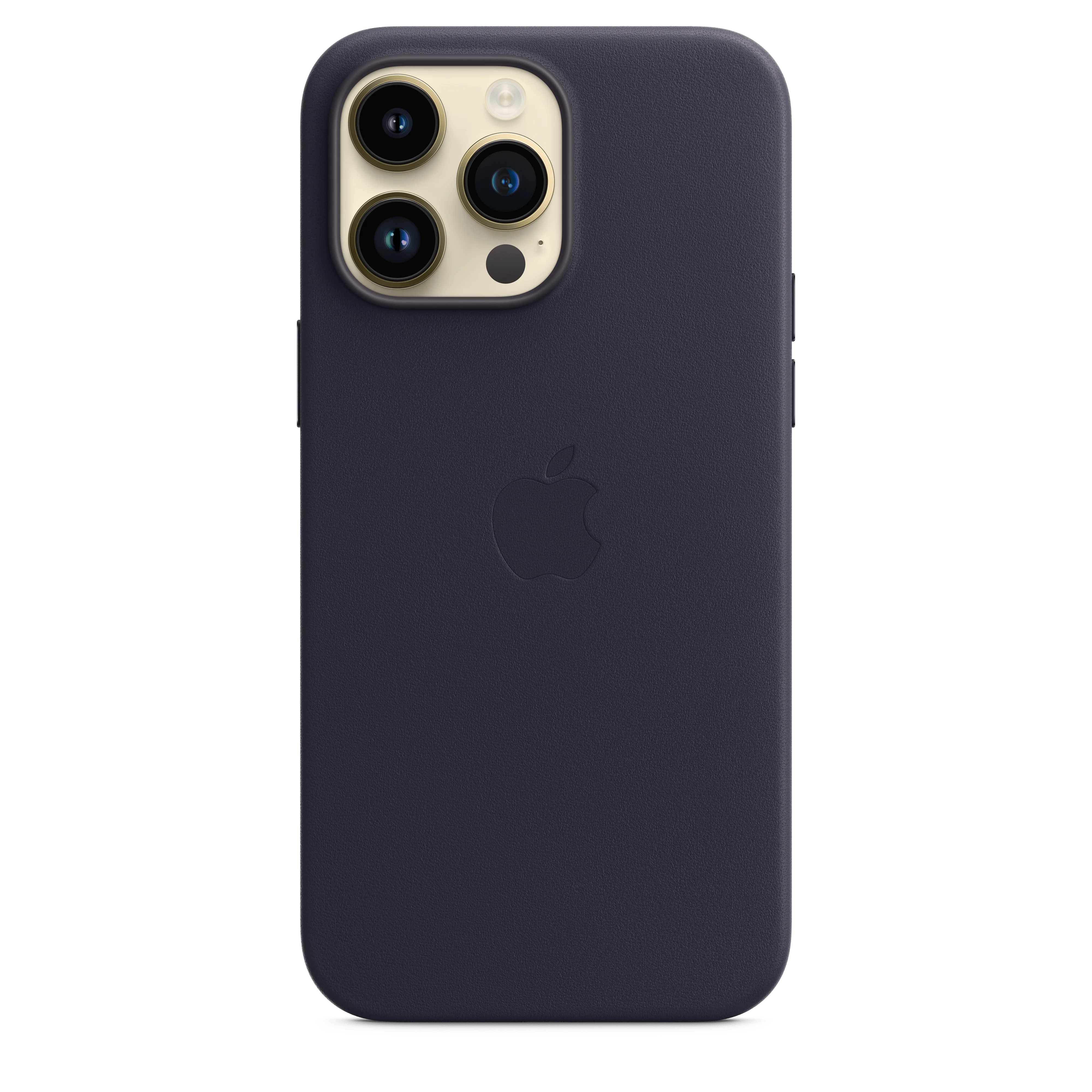iPhone 14 Pro Max Leather Case with MagSafe - Midnight - Image 2
